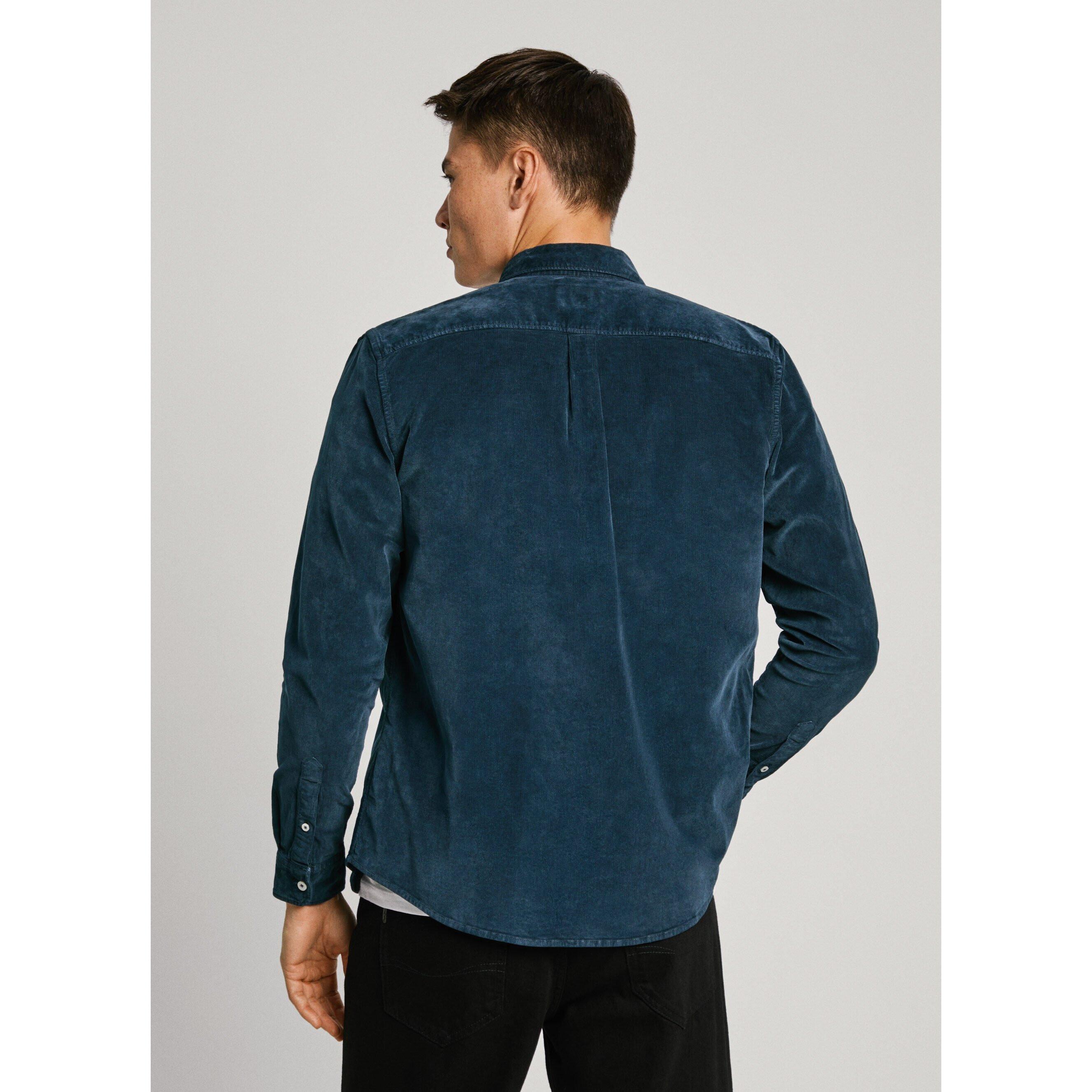 Pepe Jeans London Miller Langarm Button-Down Hemd Slim Fit