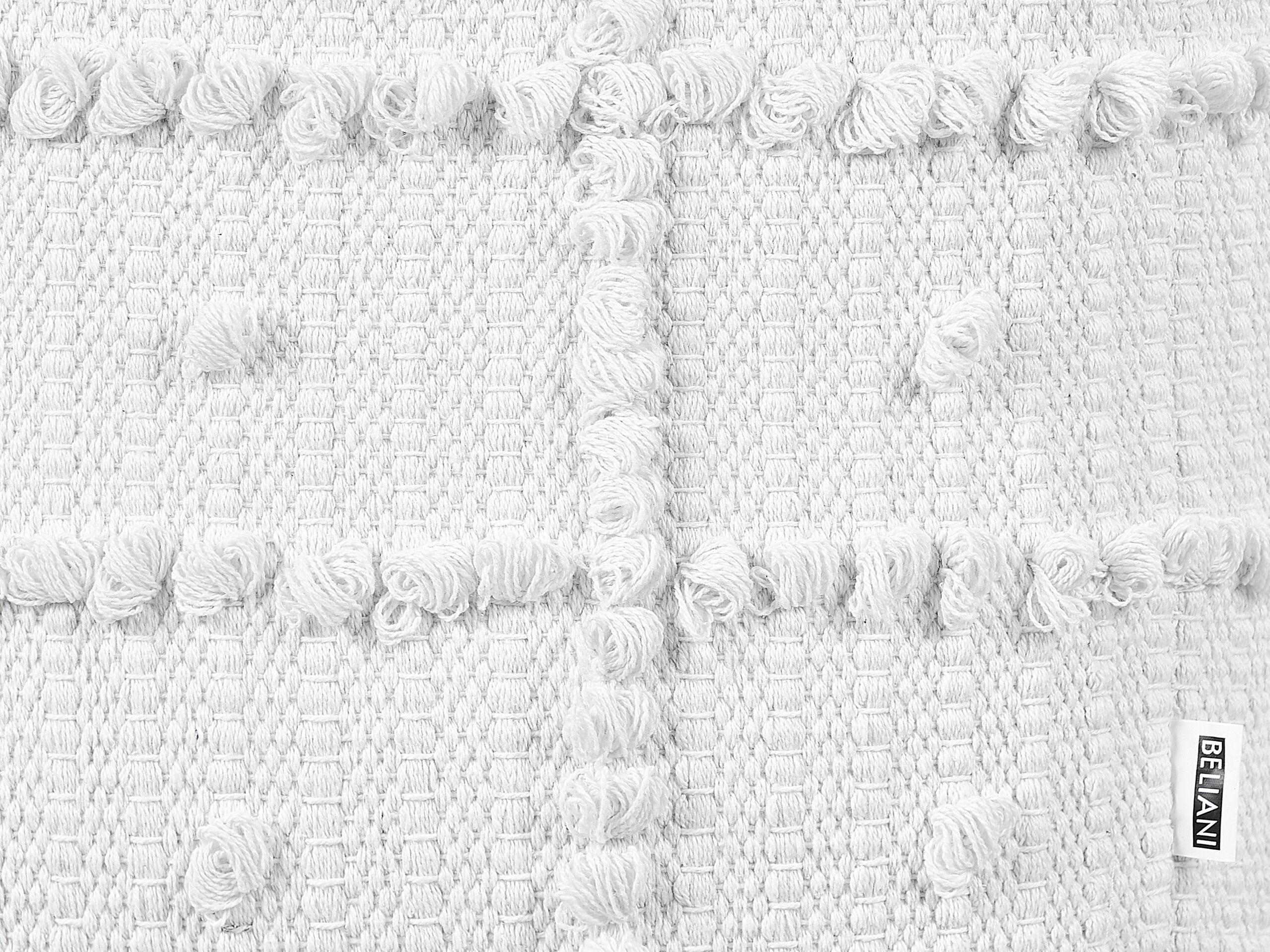 Beliani Pouf aus Baumwolle Boho HARNAI