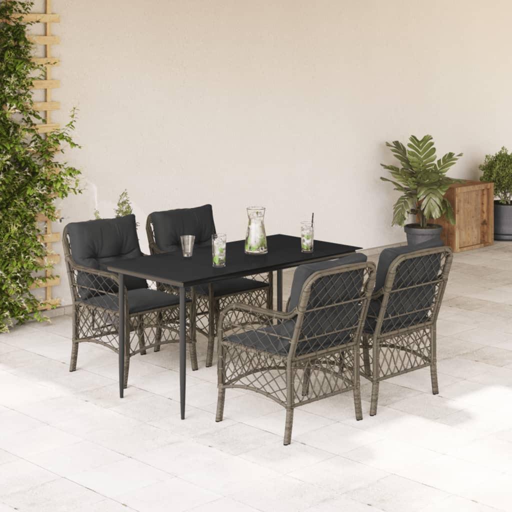 VidaXL Garten essgruppe poly-rattan