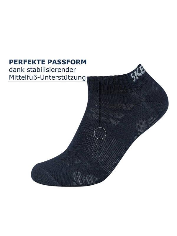 SKECHERS Mesh Ventilation Sneakersocken