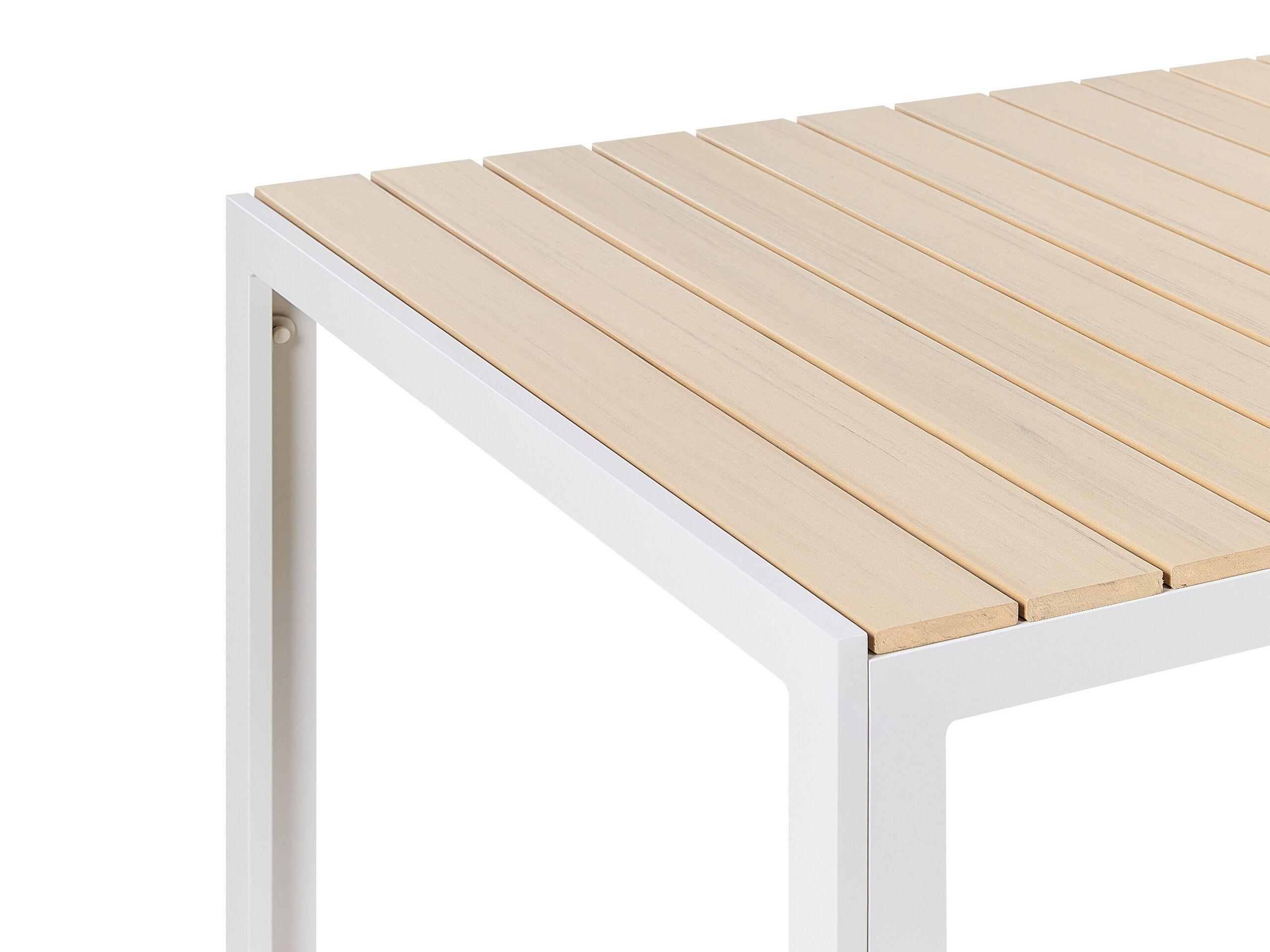 Beliani Gartentisch aus Kunstholz Modern COMO