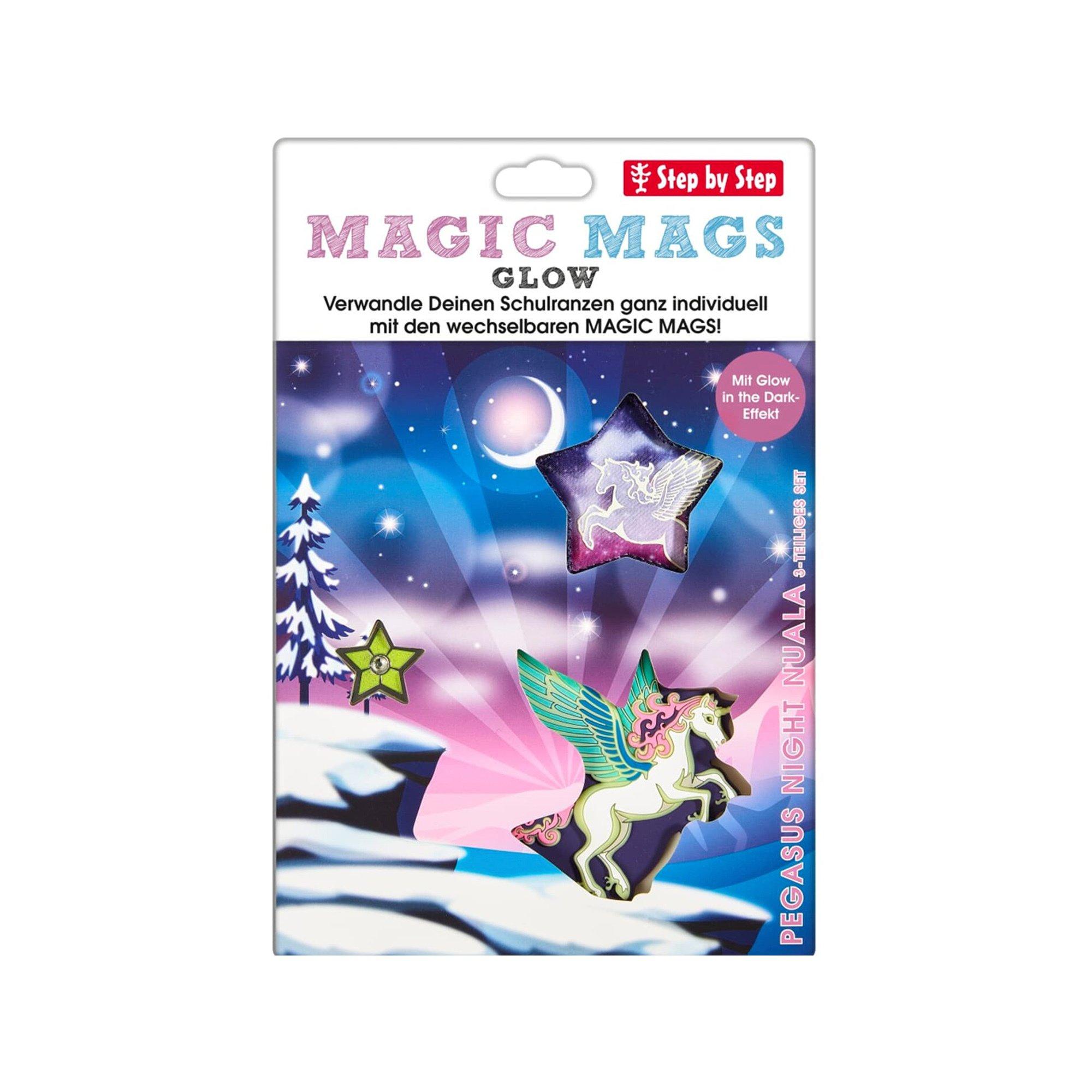 Step by Step Tornister Anhänger Set GLOW Pegasus Night Nuala