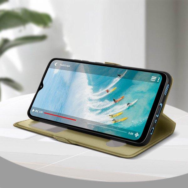 Avizar Doppelfenster Cover Samsung A32 Gold