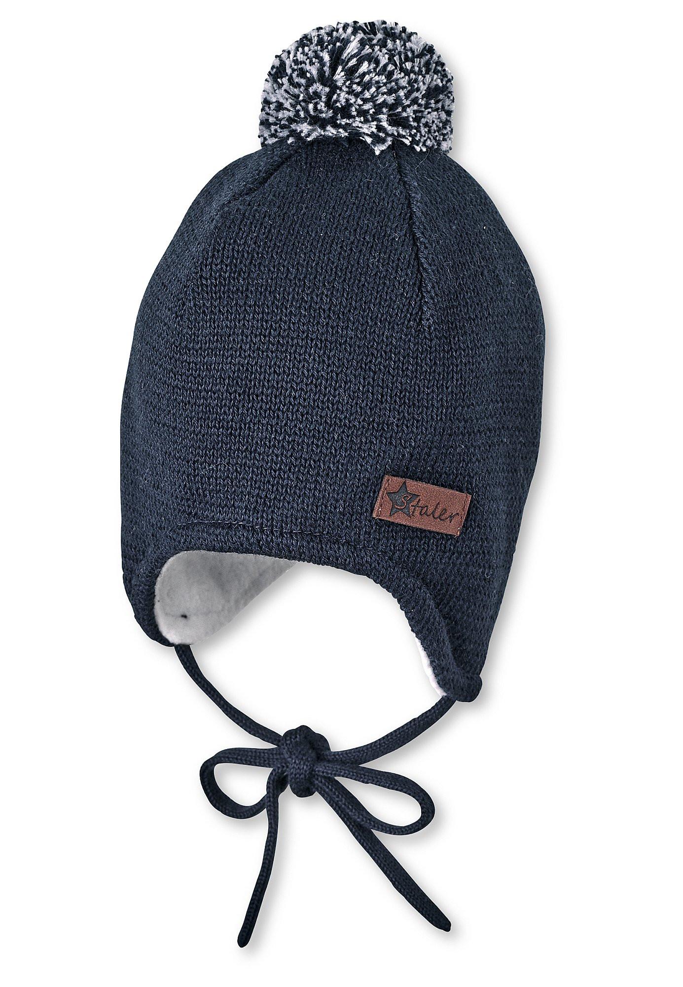 Sterntaler Kleinkinder Strickmütze marine