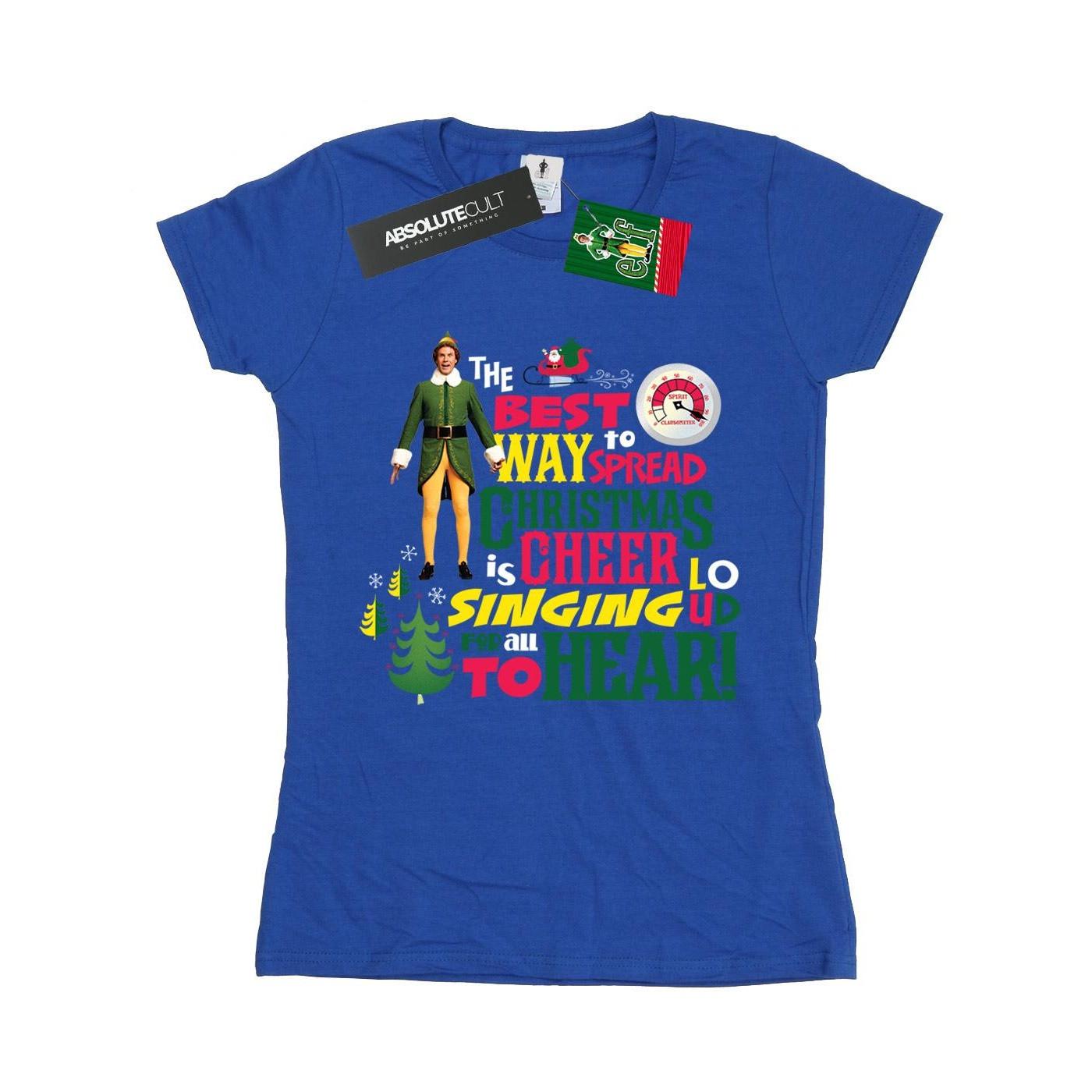 Elf Christmas Cheer Bedrucktes T-Shirt