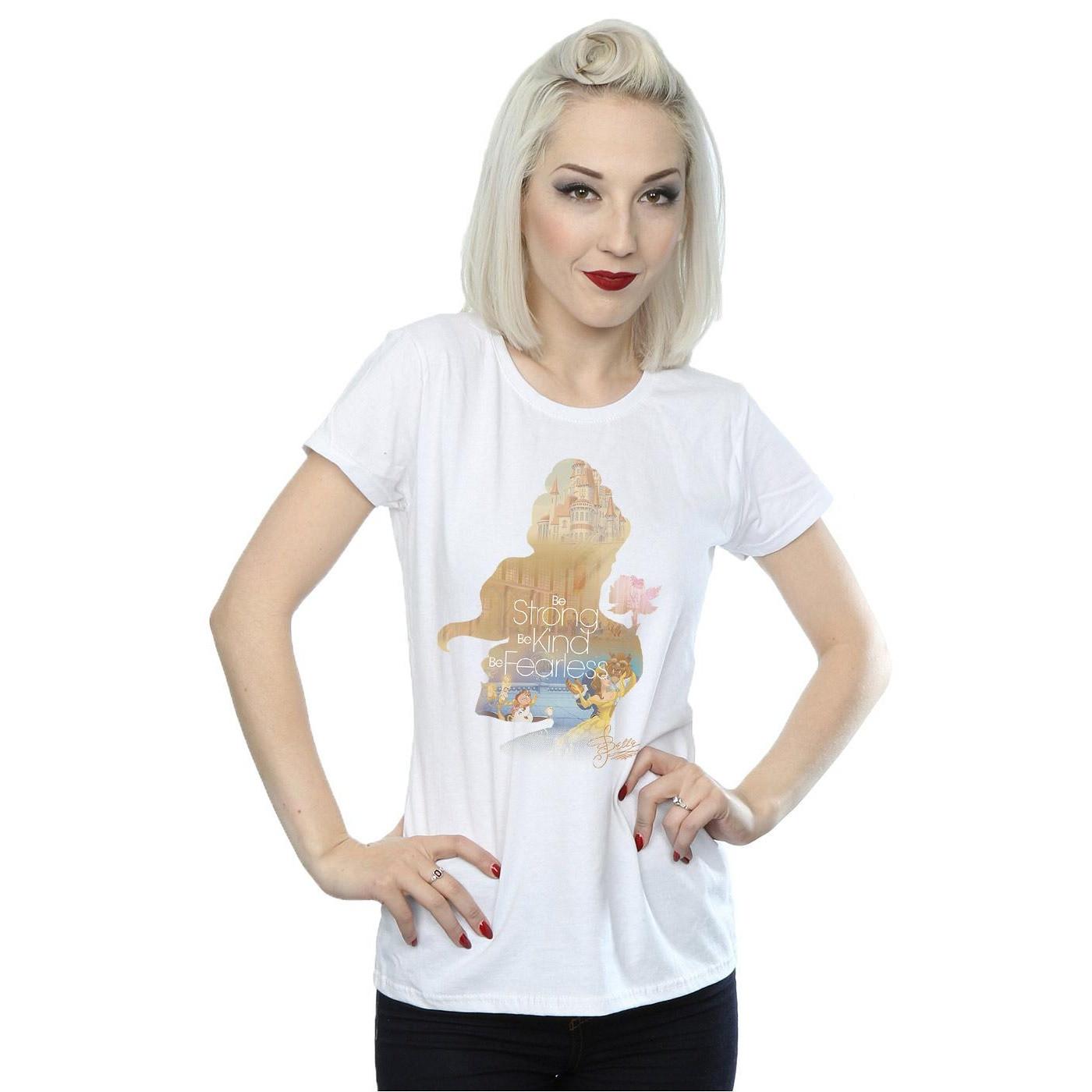 Disney PRINCESS Die Schöne und das Biest Be Strong Be Kind Be Fearless T-Shirt