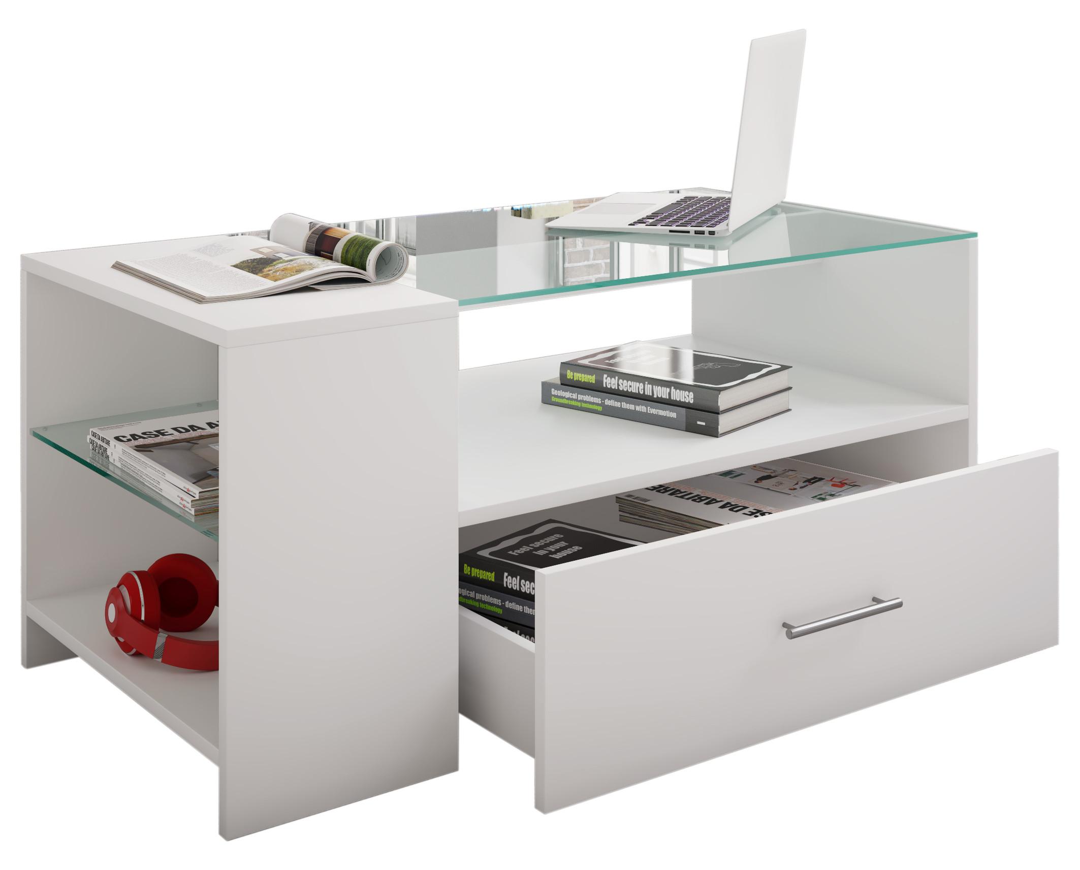 VCM Holz Couchtisch Tindala