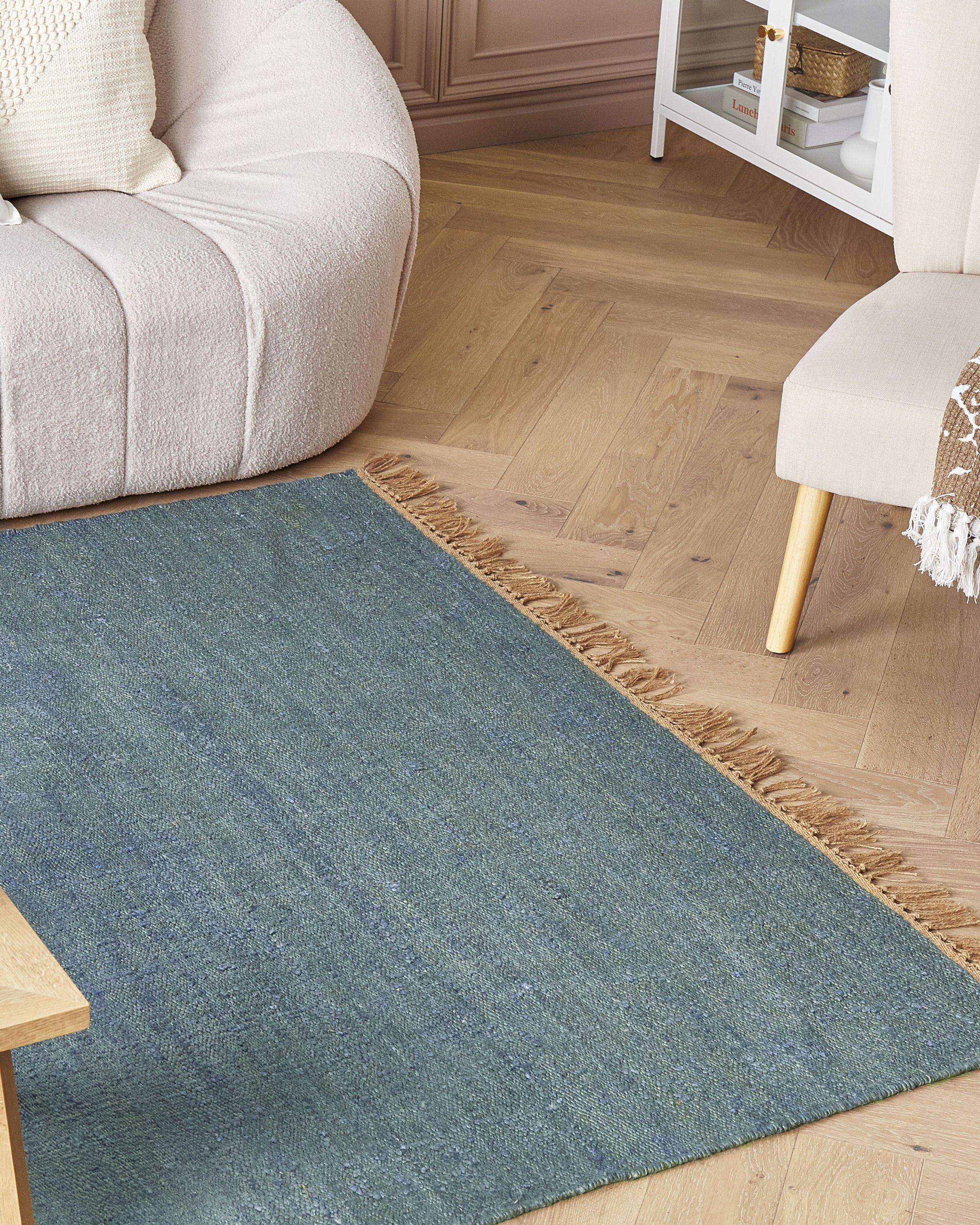 Beliani Teppich aus Jute Boho LUNIA