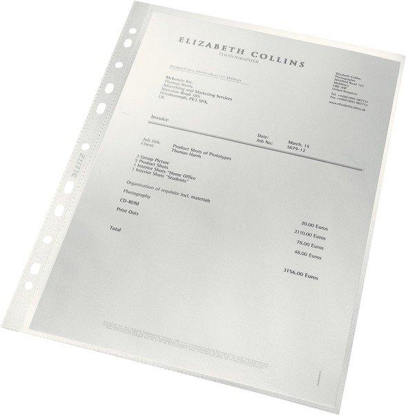 Leitz LEITZ Zeigetaschen PP Recycle A4 4791-30-03 transparent, 140my 25 Stück