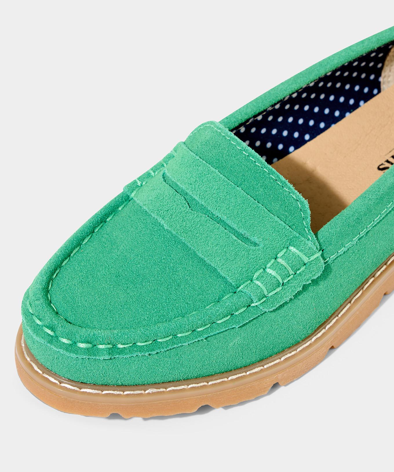 Joe Browns Wildleder-Loafer mit Stollen-Sohle