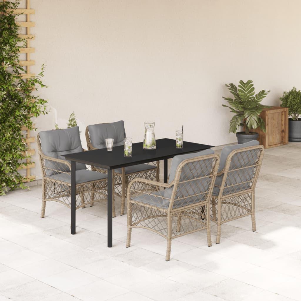 VidaXL Garten essgruppe poly-rattan