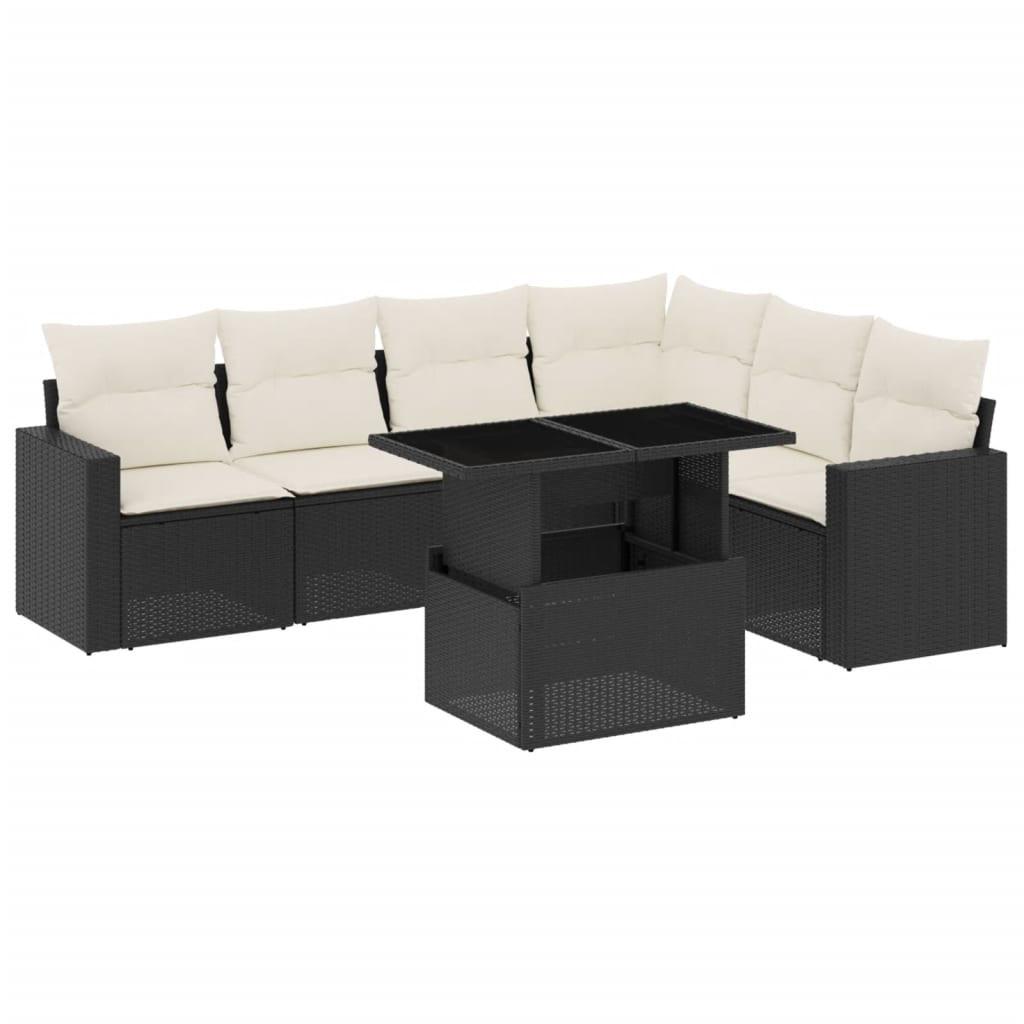 VidaXL Garten sofagarnitur poly-rattan