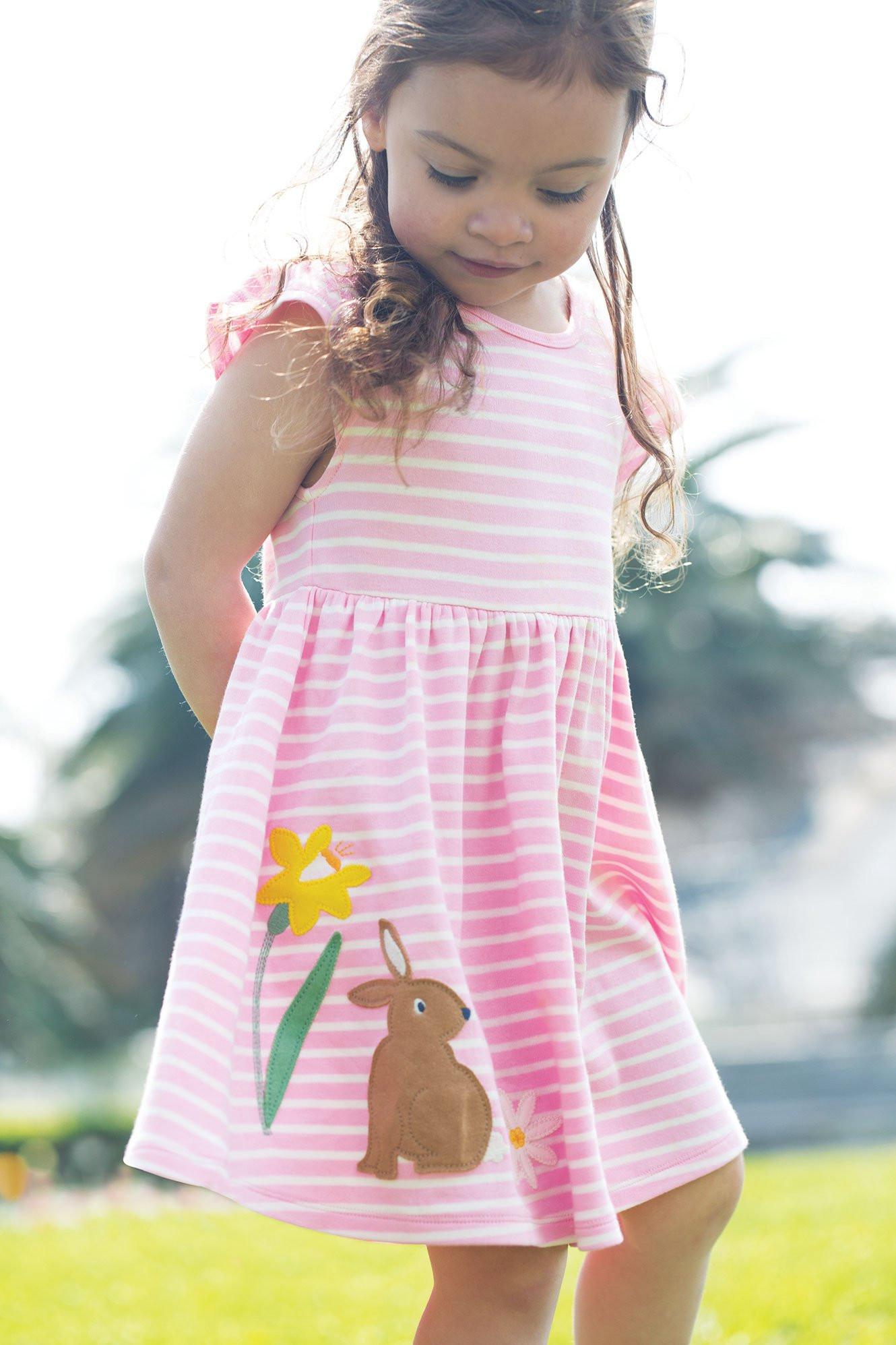 frugi Kleinkinder Kleid Kaninchen