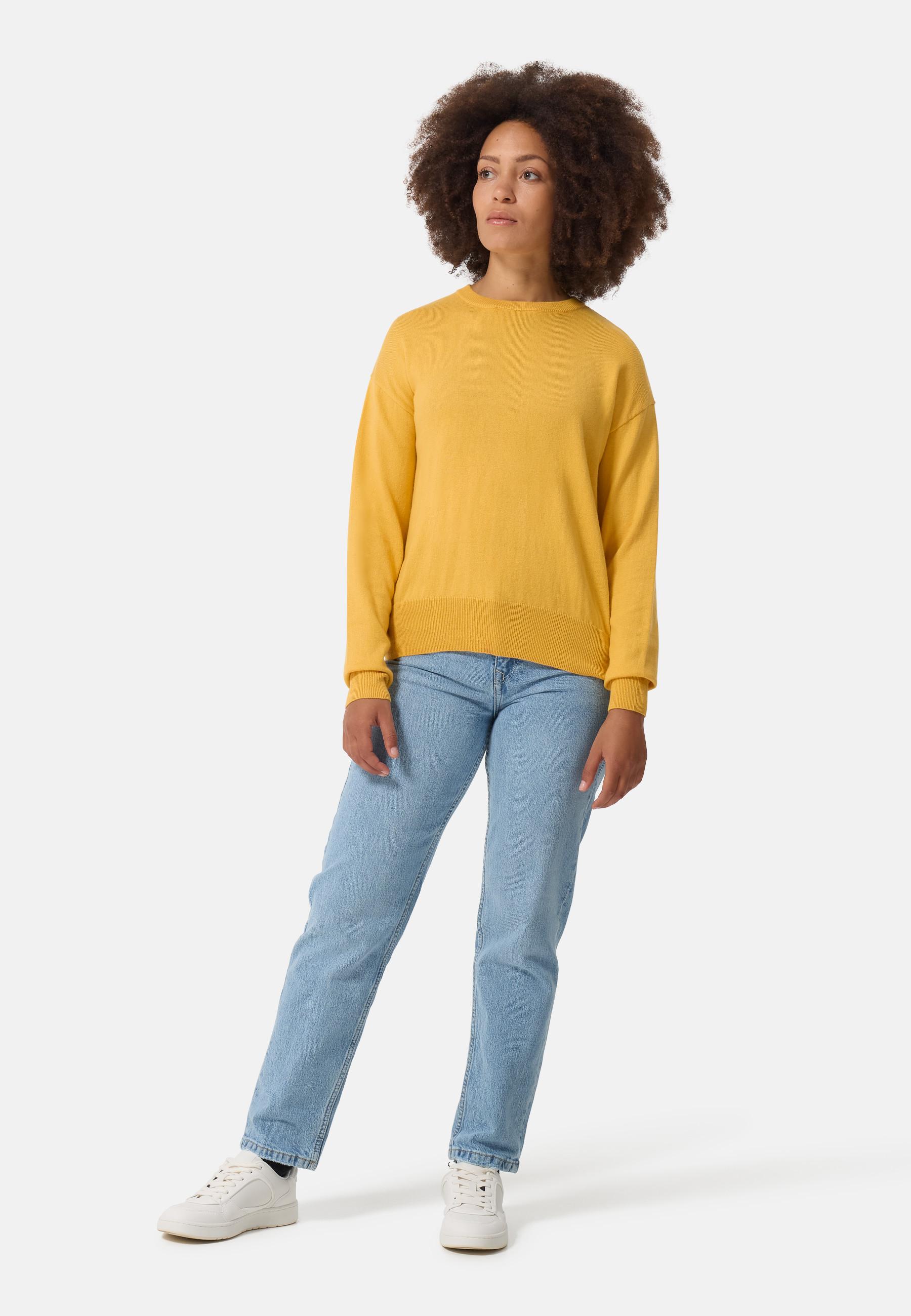 CASH-MERE.CH Wolle Kaschmir Oversize Style Rundhals Pullover