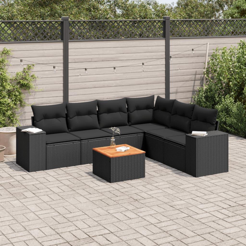 VidaXL Garten sofagarnitur poly-rattan