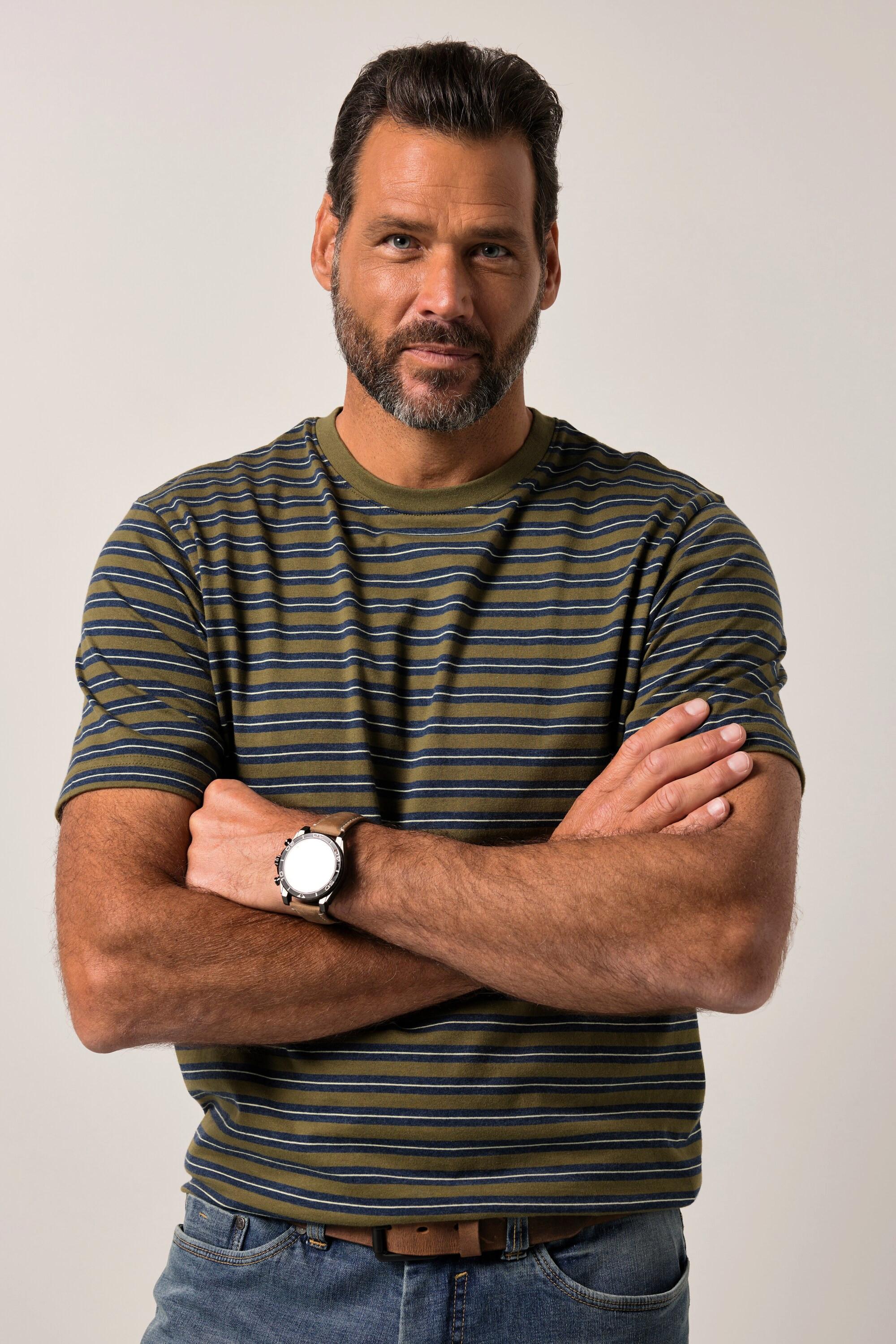 JP1880 Halbarm Ringel T-Shirt