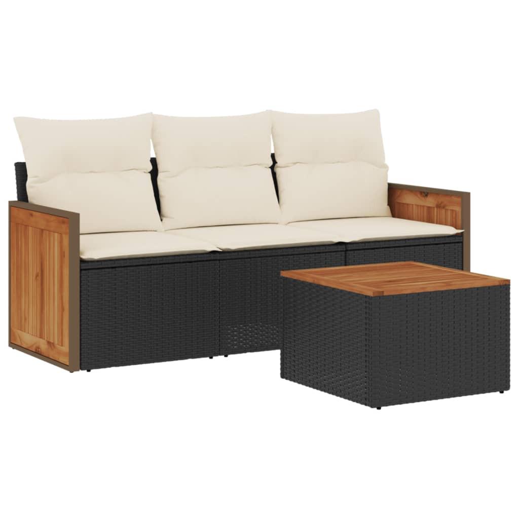 VidaXL Garten sofagarnitur poly-rattan
