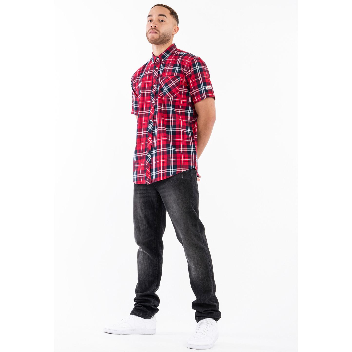LONSDALE Brixworth Kurzarm Karohemd