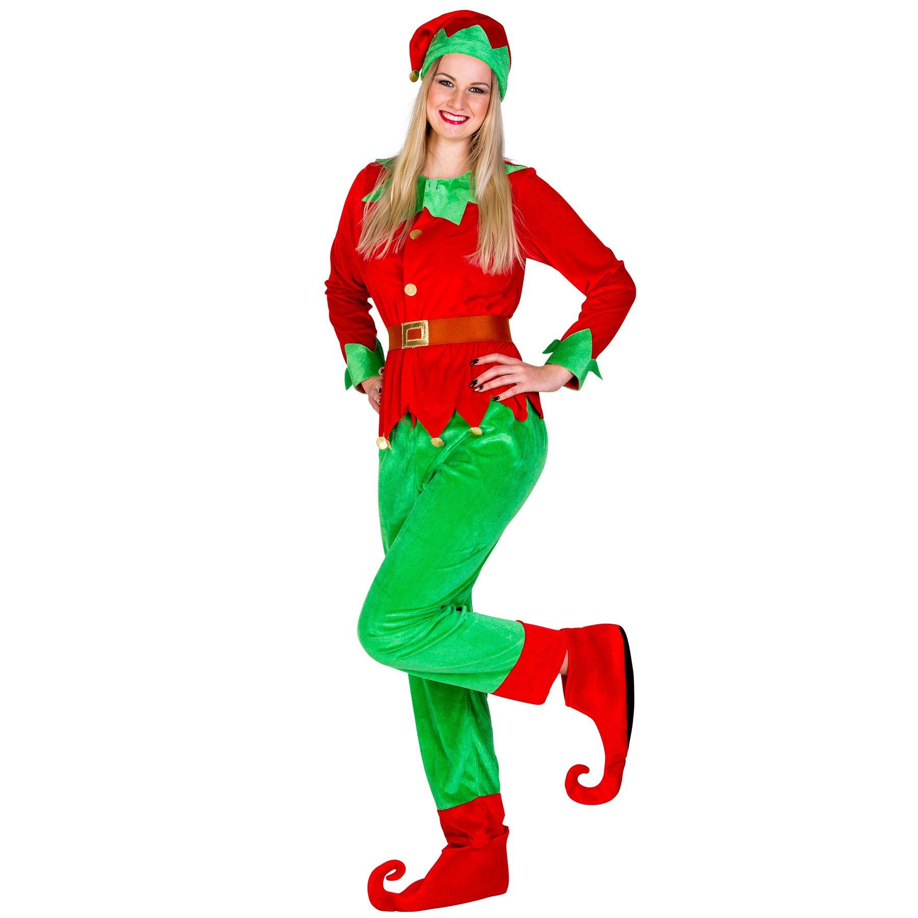 Tectake Frauenkostüm Weihnachtselfe