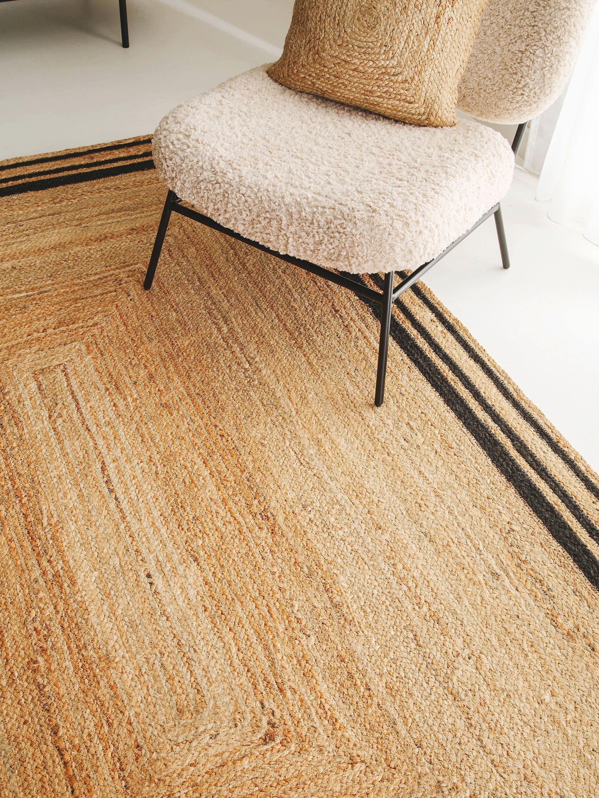 Benuta Juteteppich Jutta Schwarz