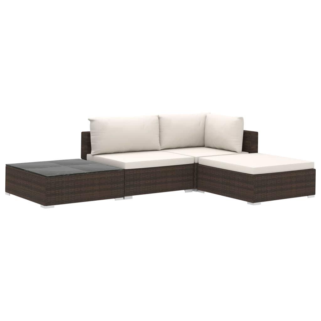 VidaXL Garten-lounge-set poly-rattan