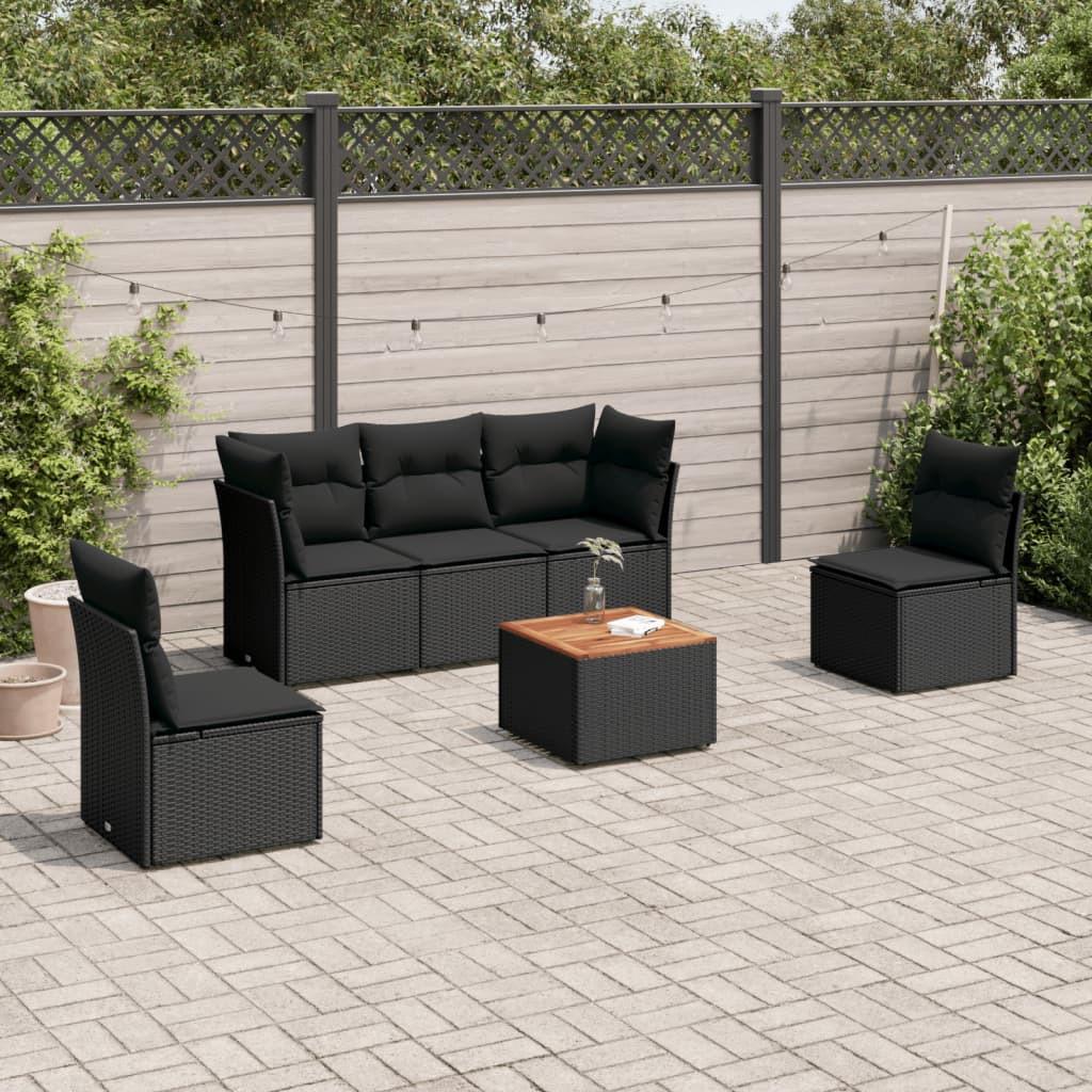 VidaXL Garten sofagarnitur poly-rattan
