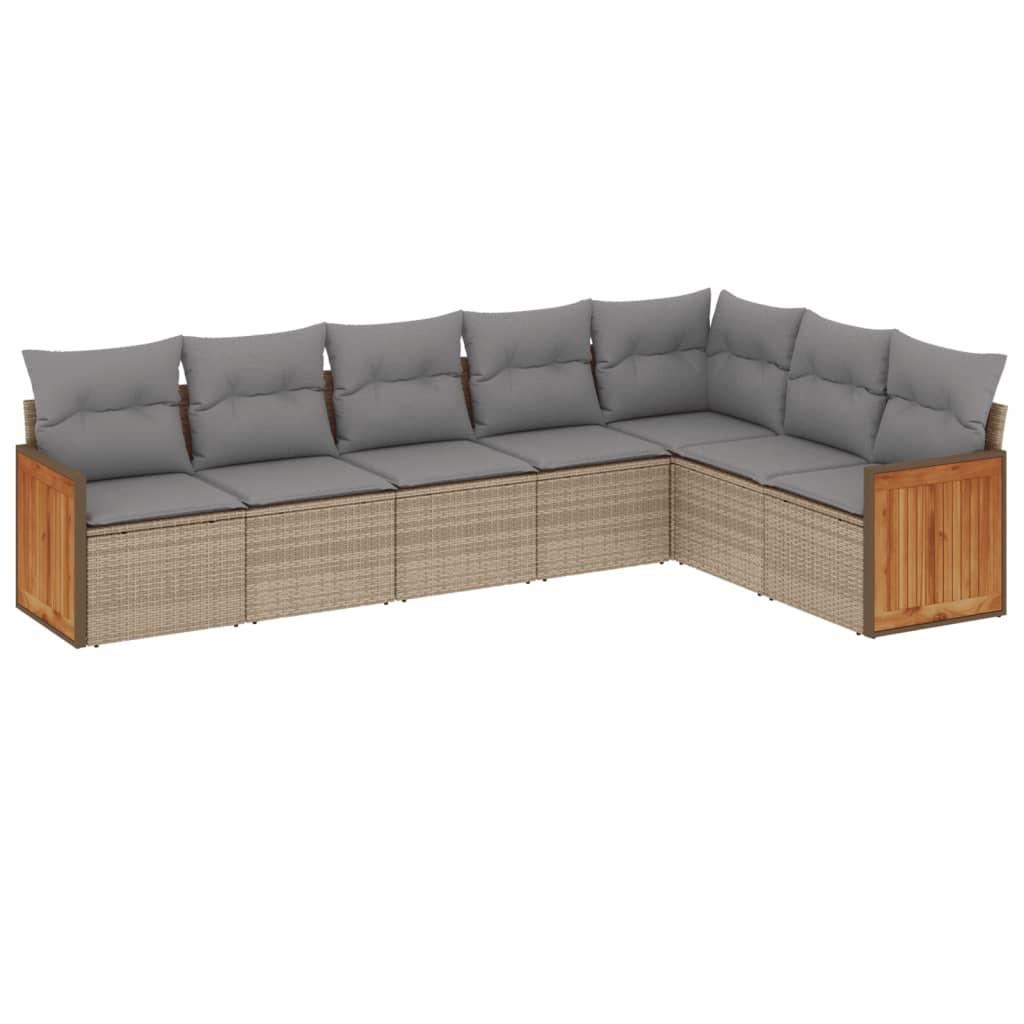 VidaXL Garten sofagarnitur poly-rattan