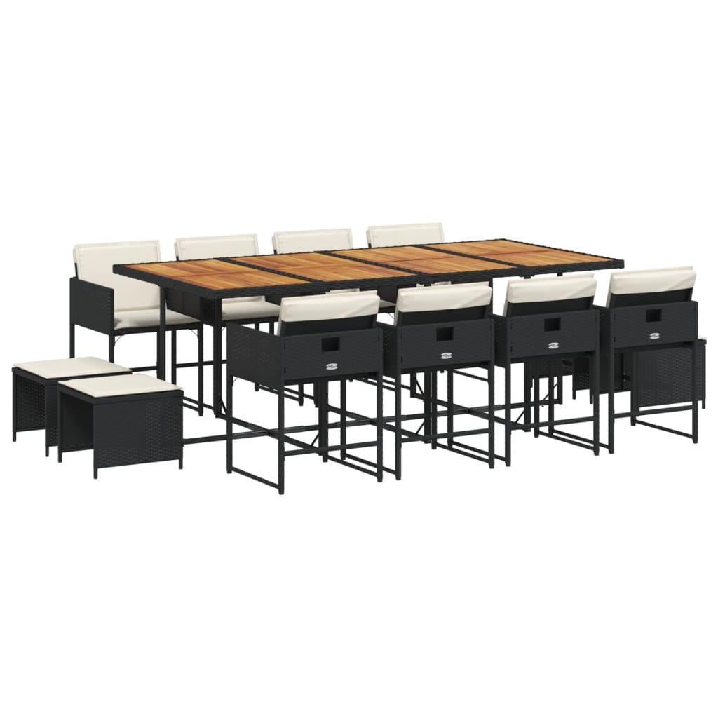 VidaXL Garten essgruppe poly-rattan