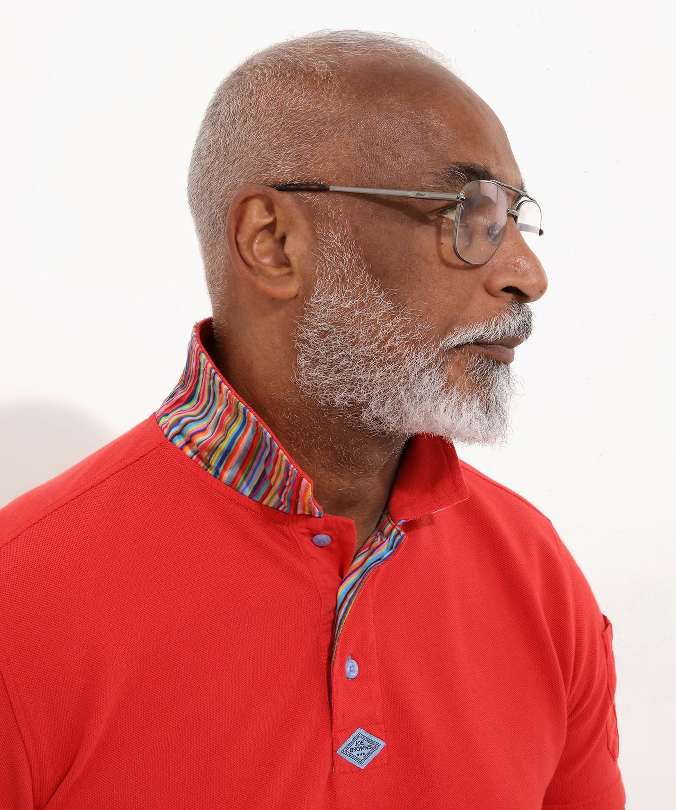 Joe Browns Pique Poloshirt mit Streifenbesatz