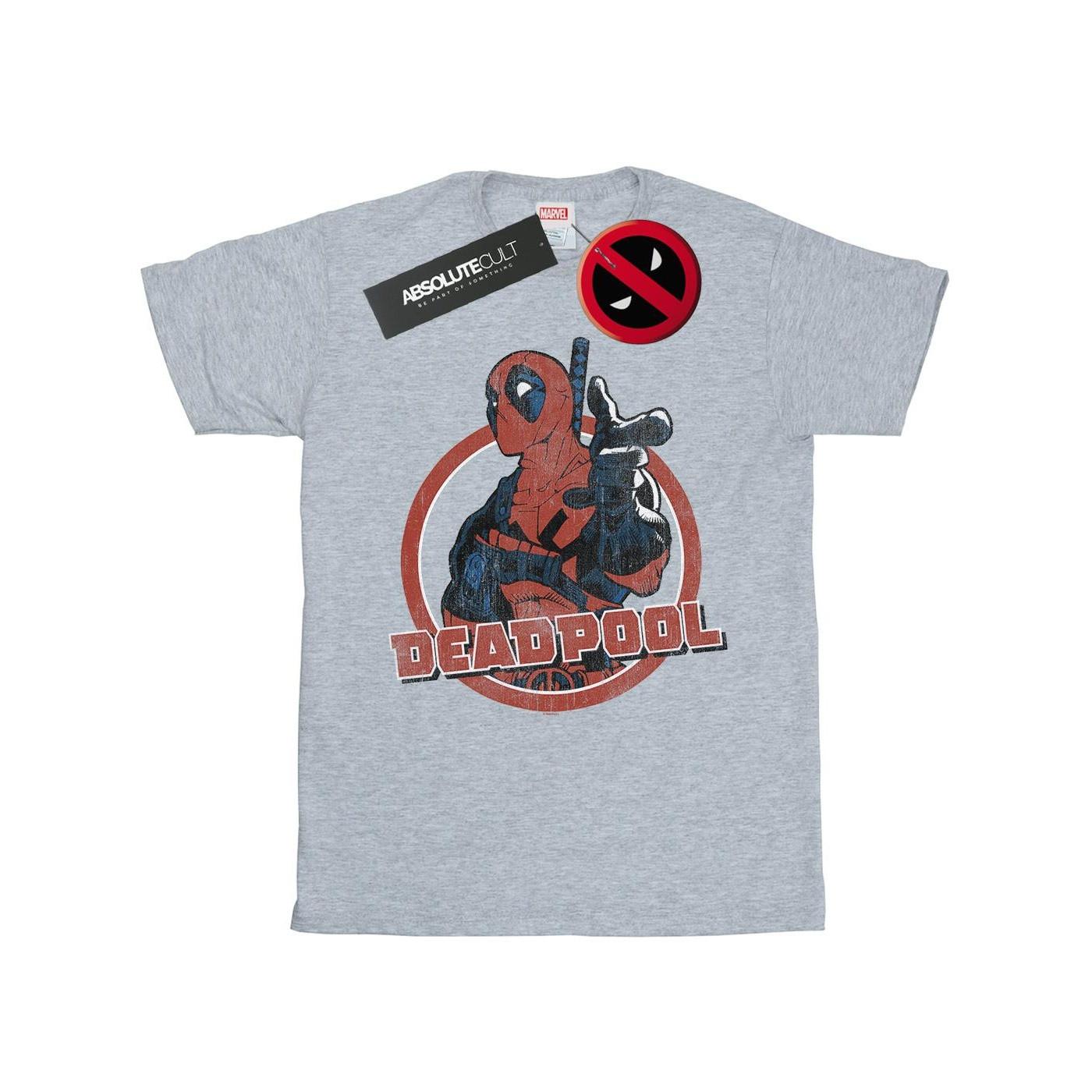 MARVEL Deadpool Circle Logo T-Shirt
