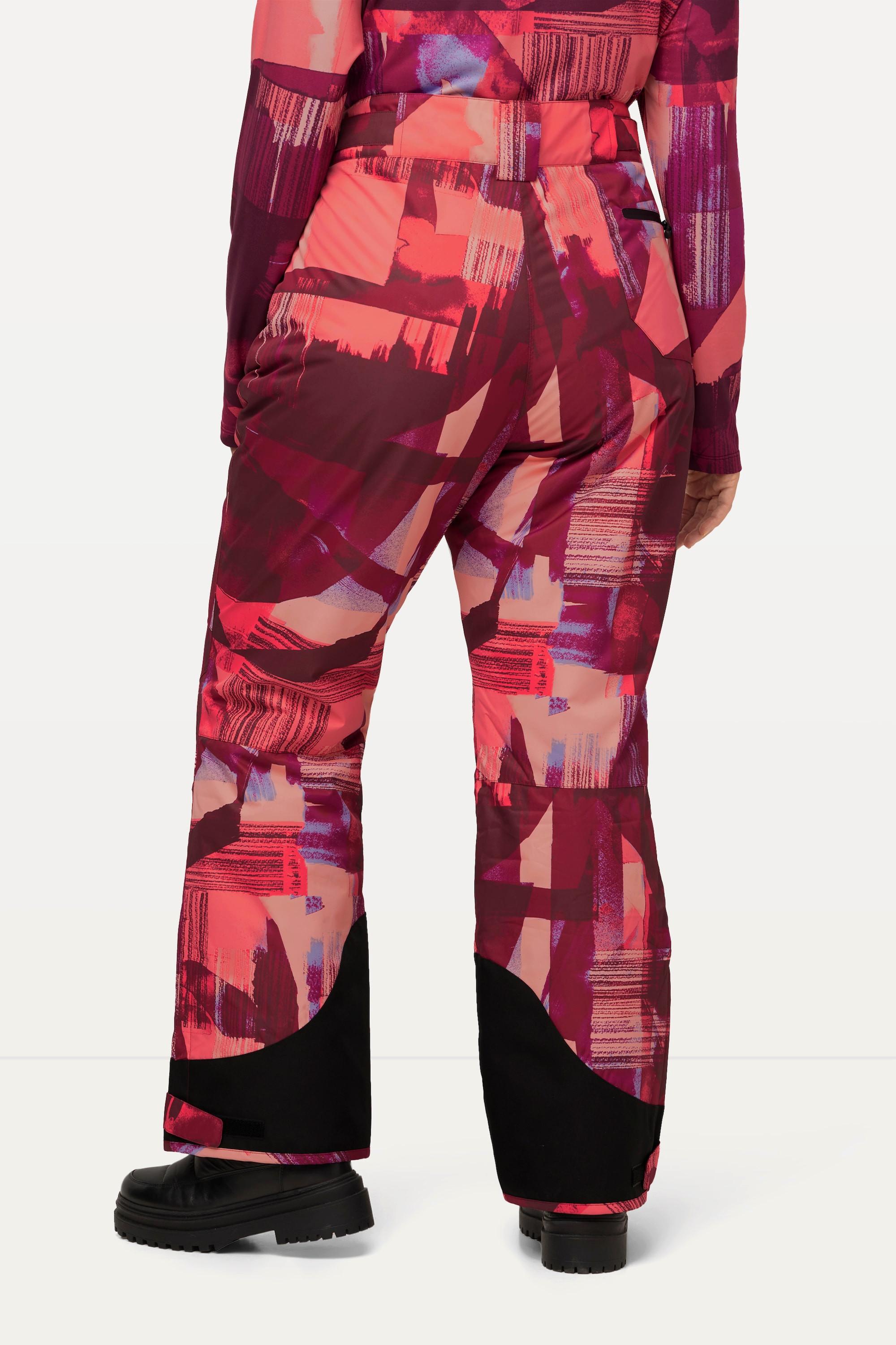 Ulla Popken Wasserdichte Skihose mit Klettriegel und Schneefang