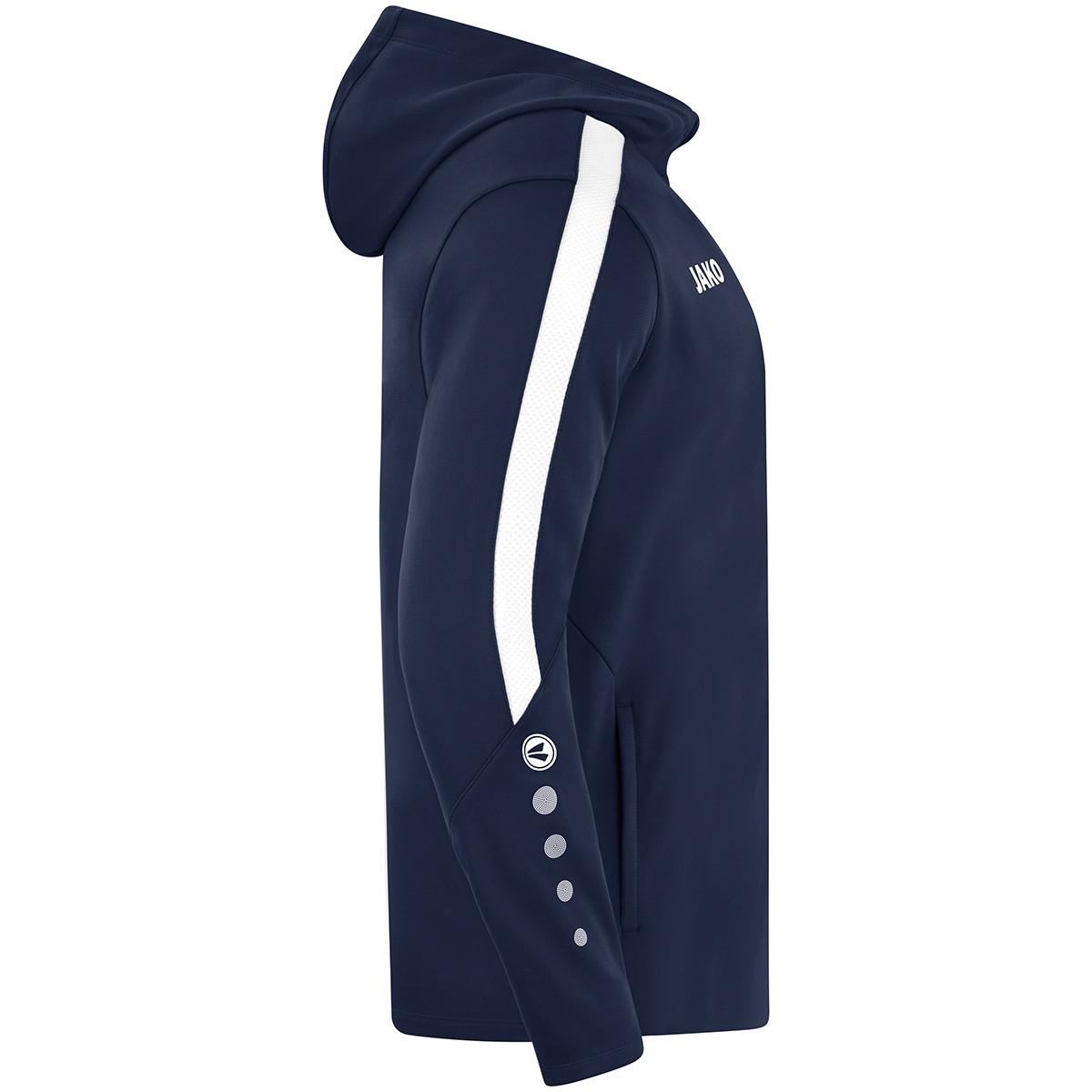 Jako damen-trainingsjacke mit kapuze power