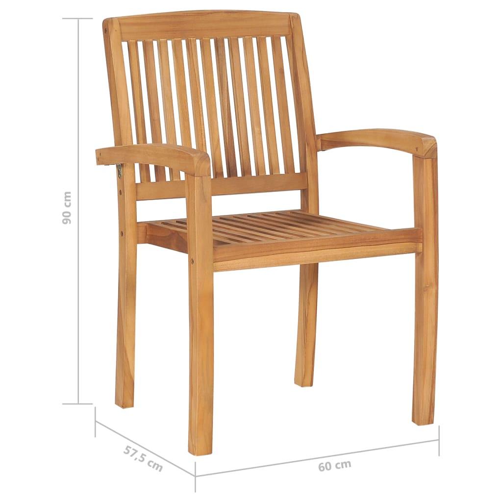 VidaXL Gartenstuhl holz