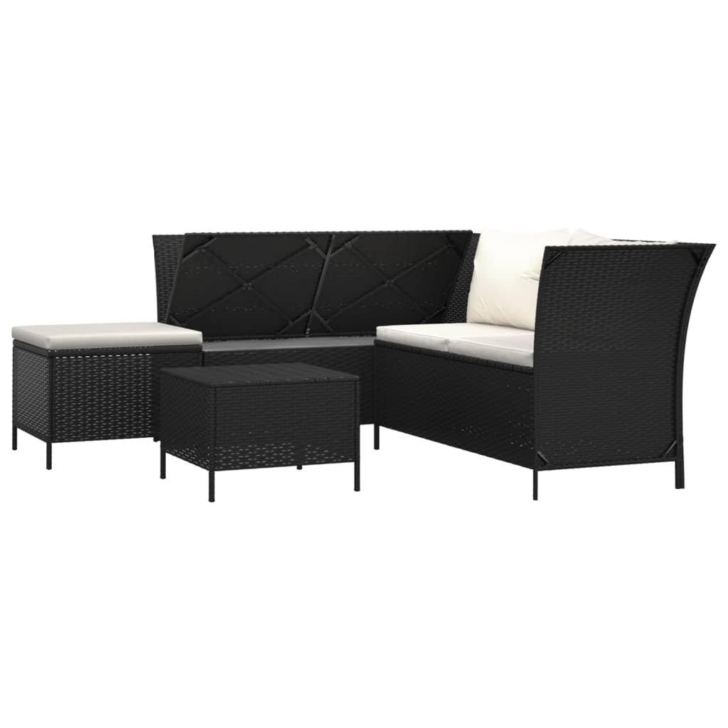 VidaXL Garten lounge set poly-rattan