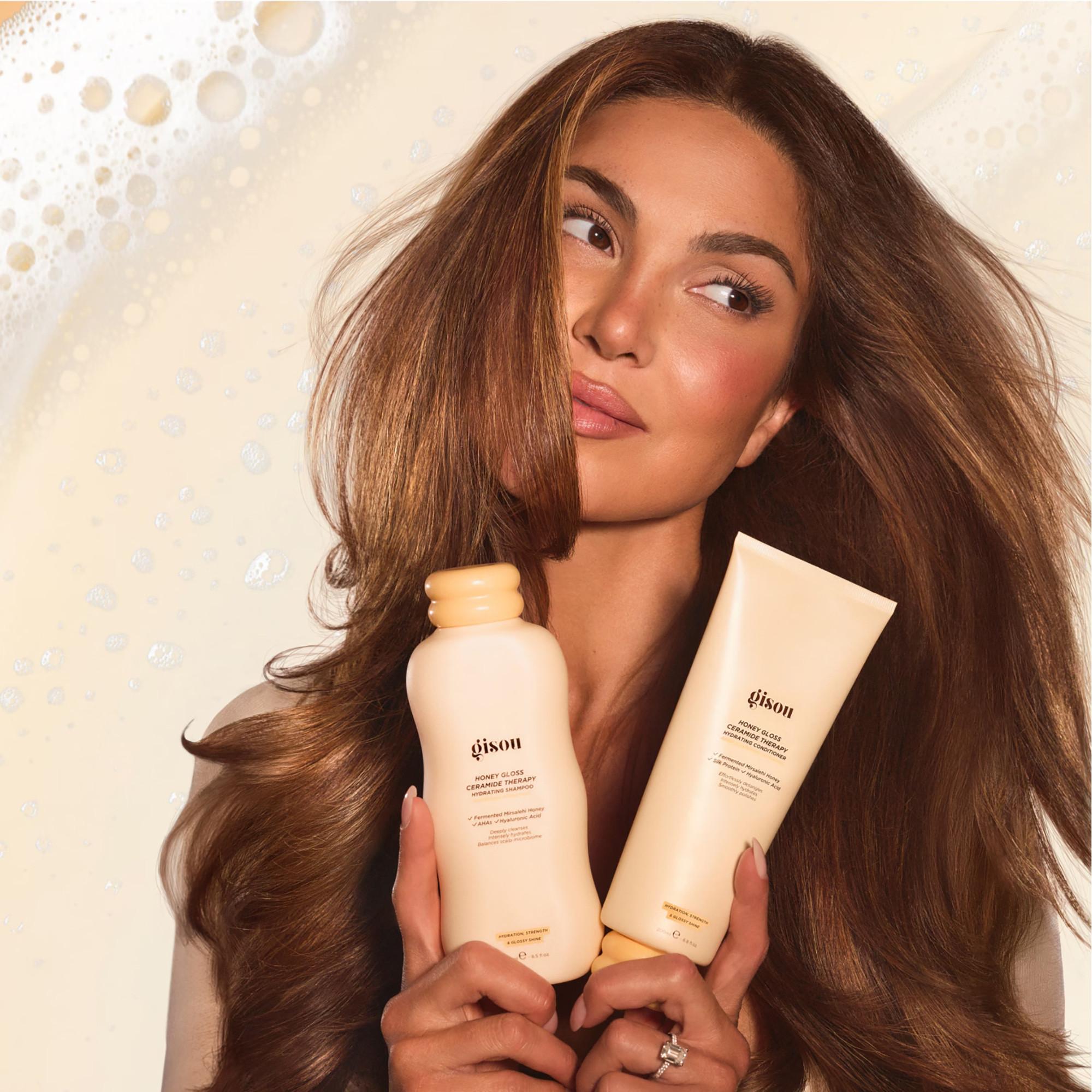 GISOU Honey Gloss Ceramide Therapy - Feuchtigkeitsspendendes Shampoo