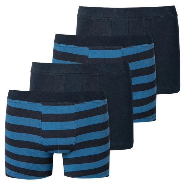 Schiesser 4er Pack Teens Boys 95/5 Organic Cotton - Retro-Short / Pant