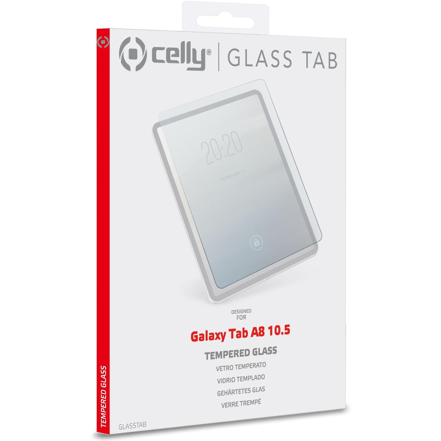 Celly Displayschutzfolie aus gehärtetem Glas Galaxy Tab A8 10,5