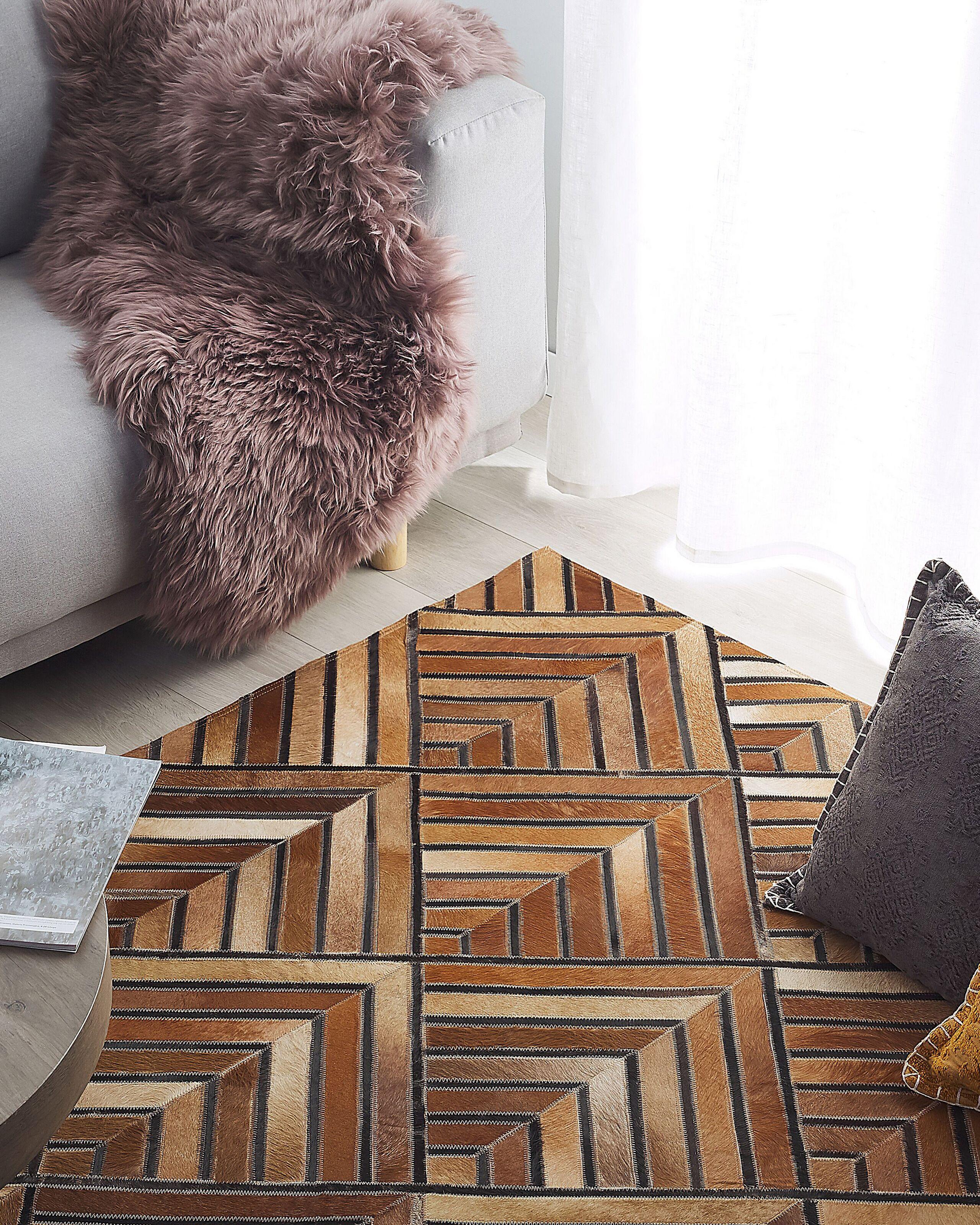 Beliani Teppich aus Kuhfell Retro TEKIR