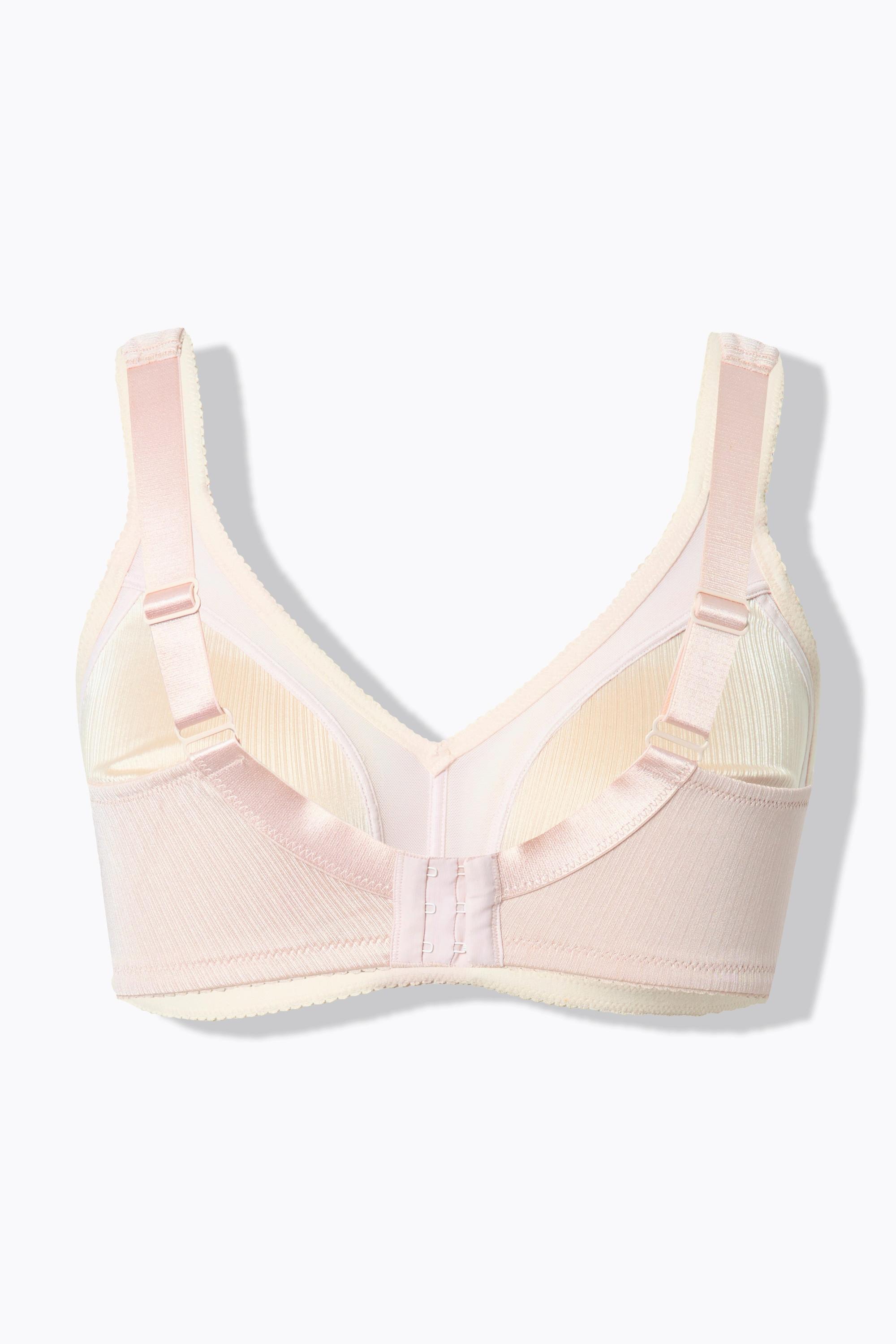 Ulla Popken Minimizer-BH, Satin, Spitze, ohne Bügel, Cup C - F