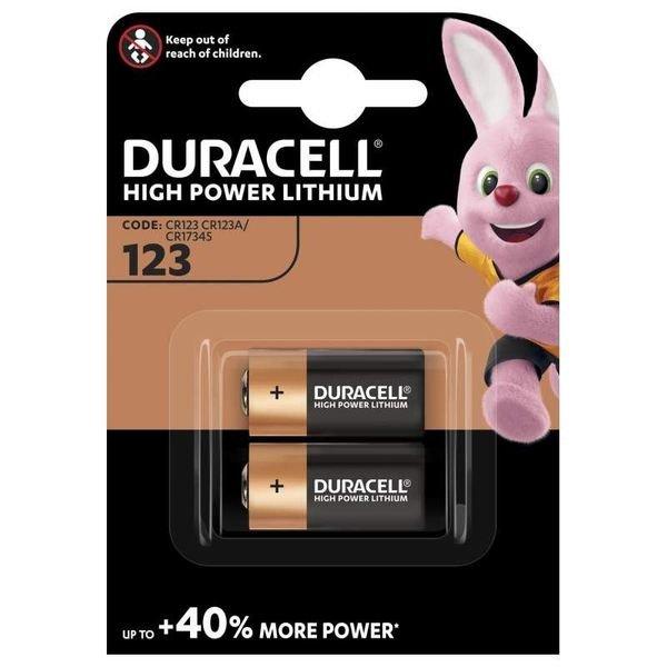 DURACELL DURACELL Photobatterie Specialty Ultra CR123 B2 DL123A, CR123A, 3V 2 Stück