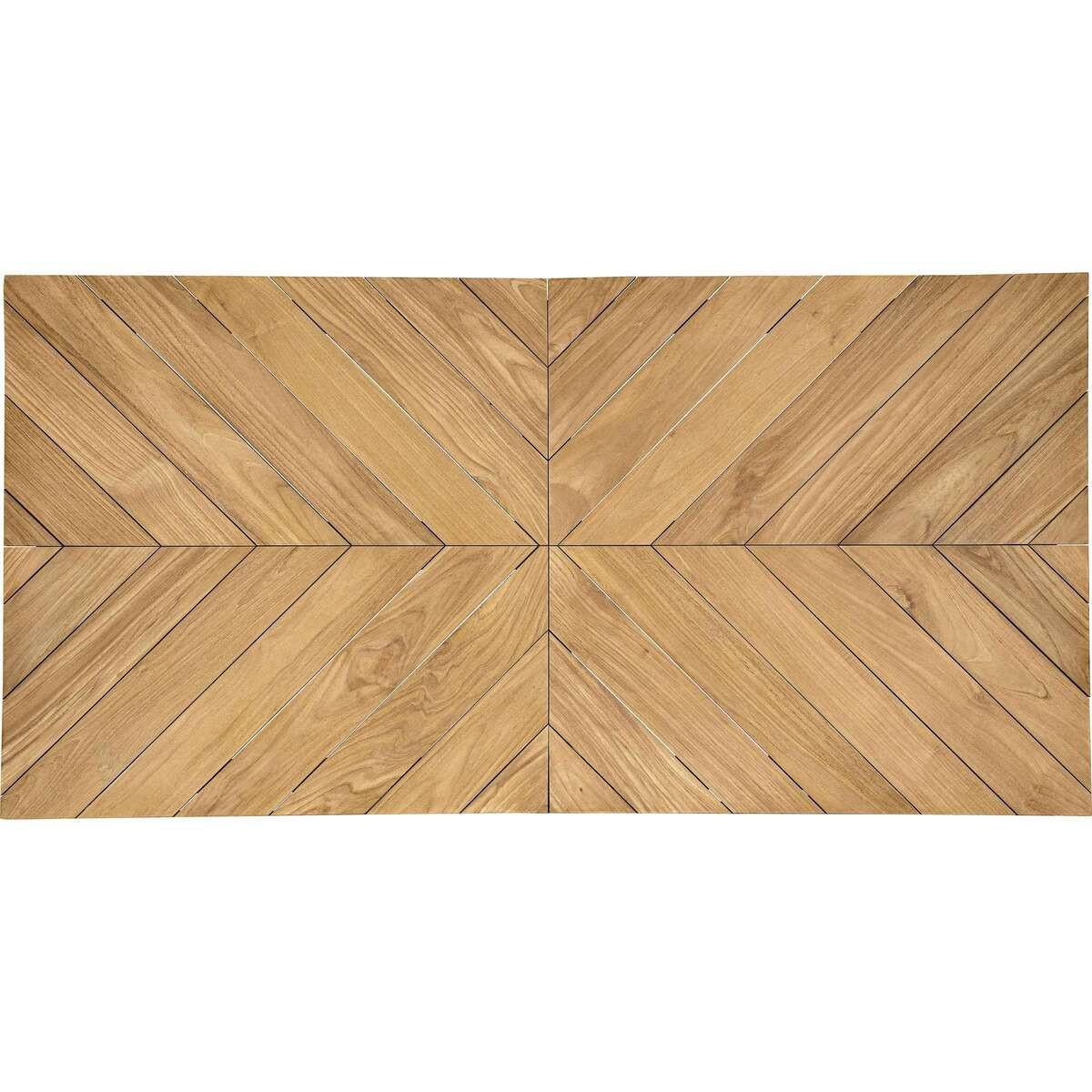 mutoni lifestyle Gartentisch Palmdale Teakholz natur 200x100