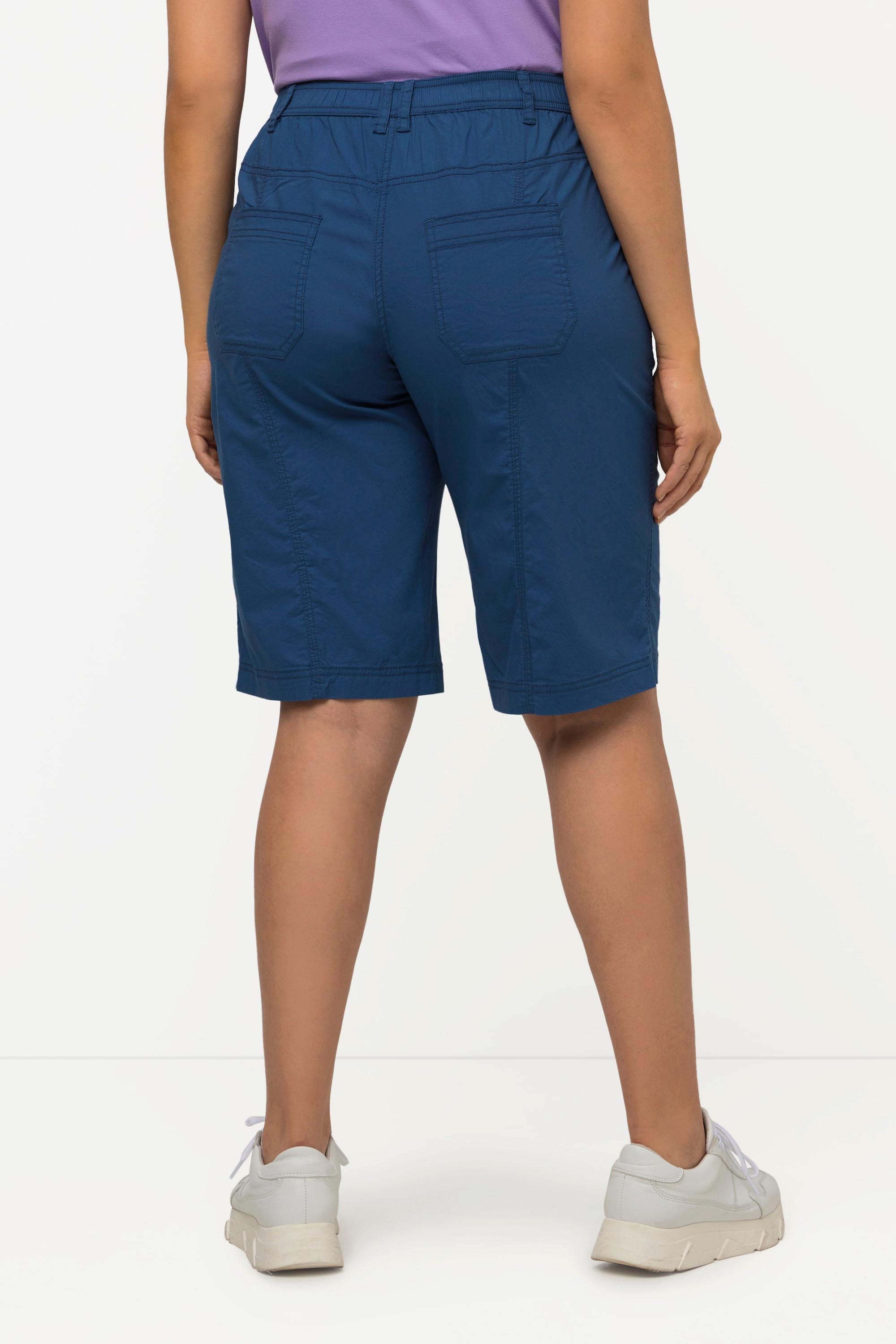 Ulla Popken Cargo-Bermuda, Komfortbund, 4-Pocket-Schnitt