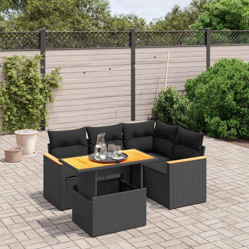 VidaXL Garten sofagarnitur poly-rattan