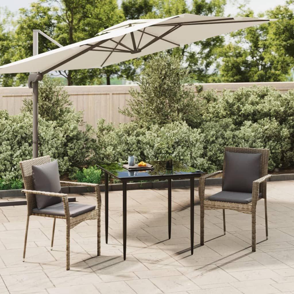 VidaXL Garten essgruppe poly-rattan