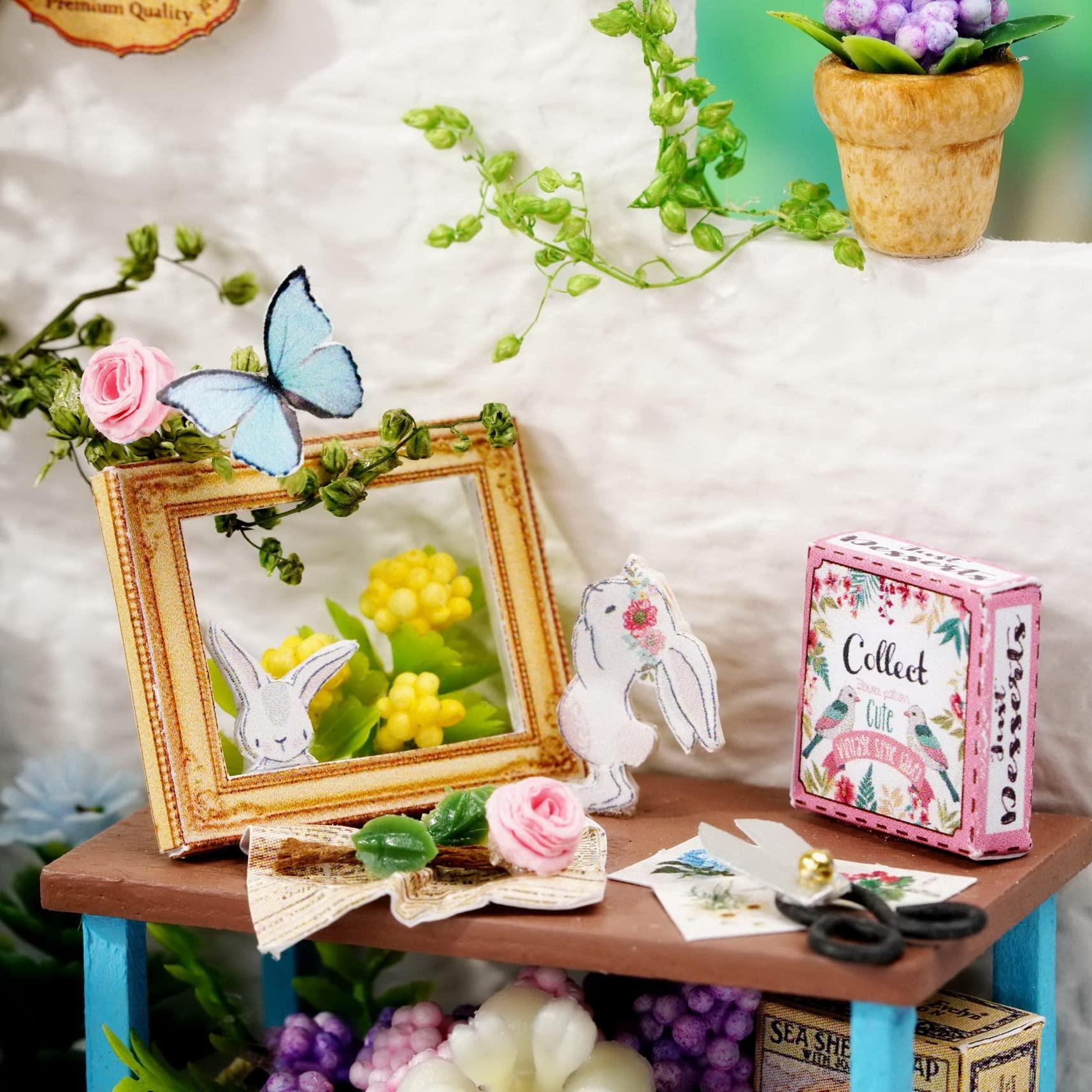 Activity-board DIY-Miniatur-Haus-Bausatz für Erwachsene zu bauen DIY Handwerk Haus-Modell-Bausatz mit Möbeln und Werkzeugen machen