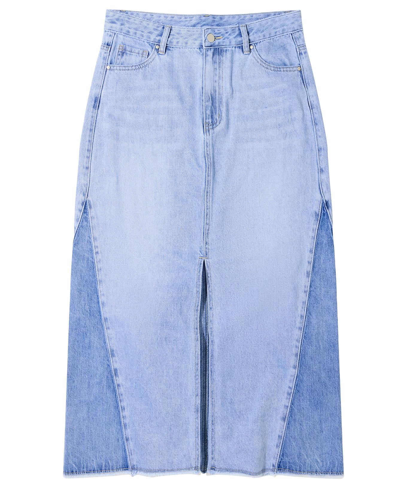 Joe Browns Mid-Wash Denimrock mit ausgefranstem Saum