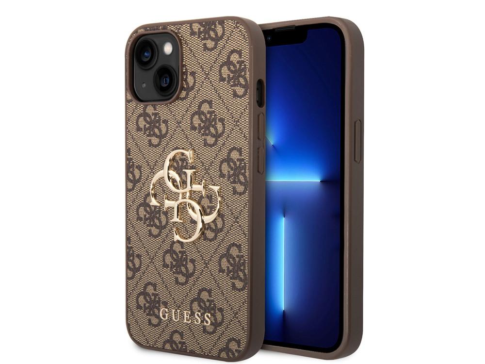 GUESS Hülle Apple iPhone 15 Plus PU 4G Big