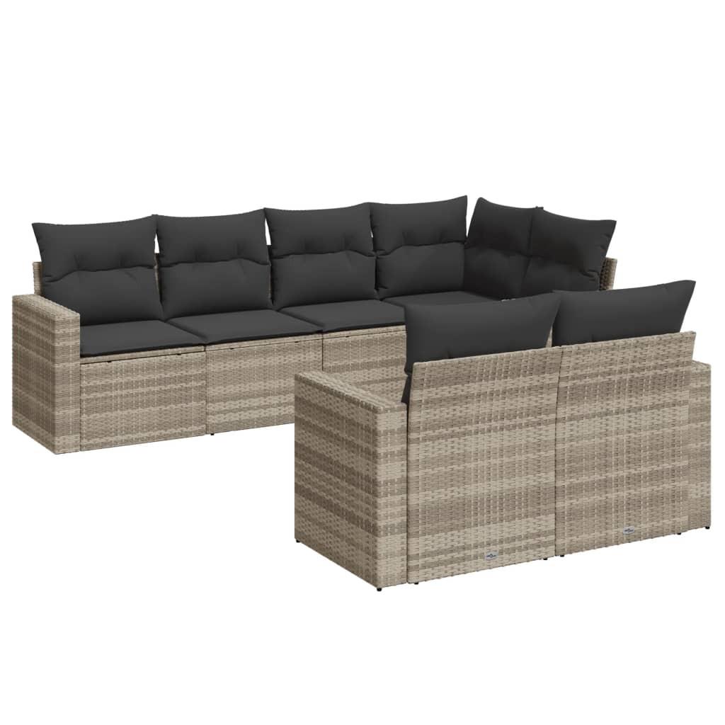 VidaXL Garten sofagarnitur poly-rattan