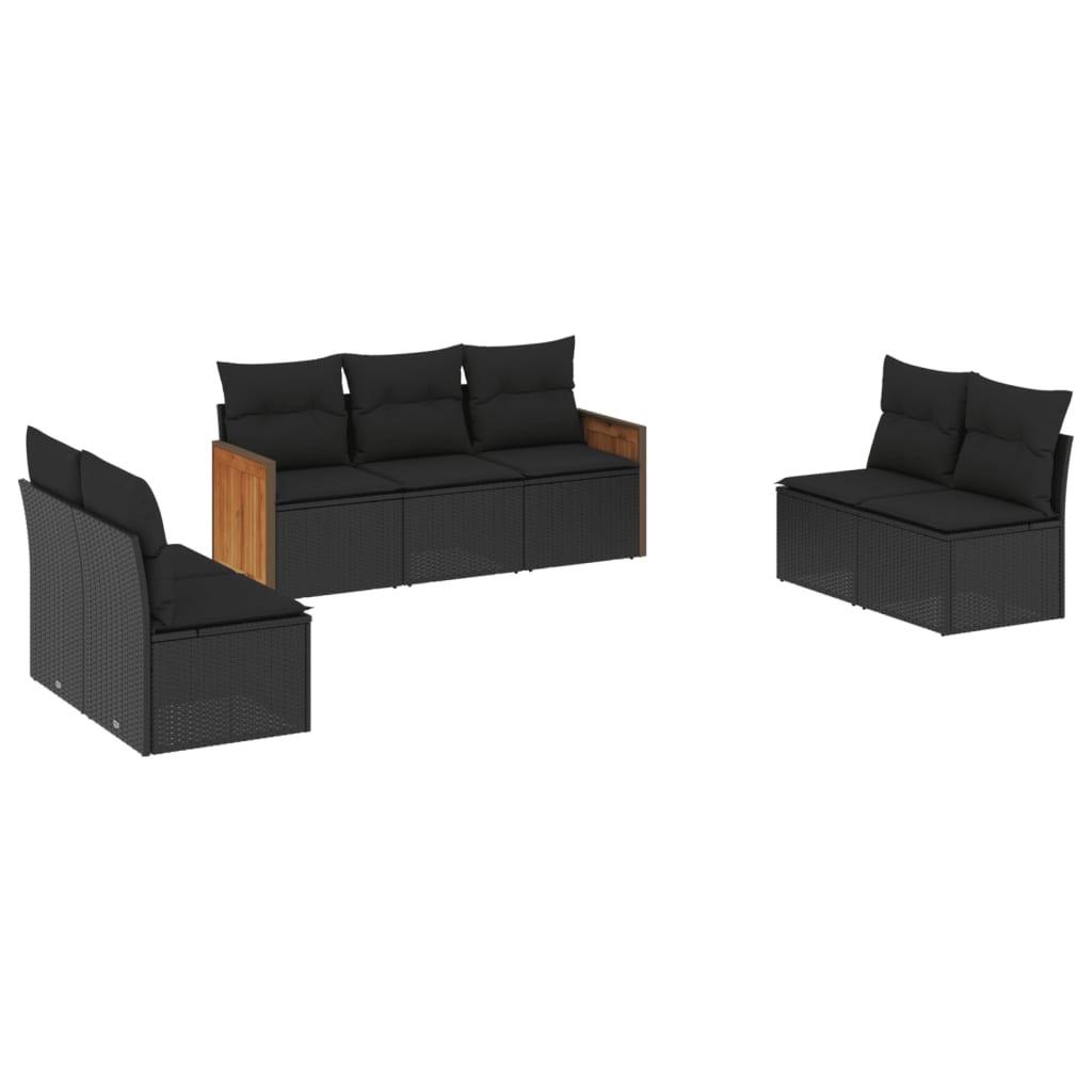 VidaXL Garten sofagarnitur poly-rattan