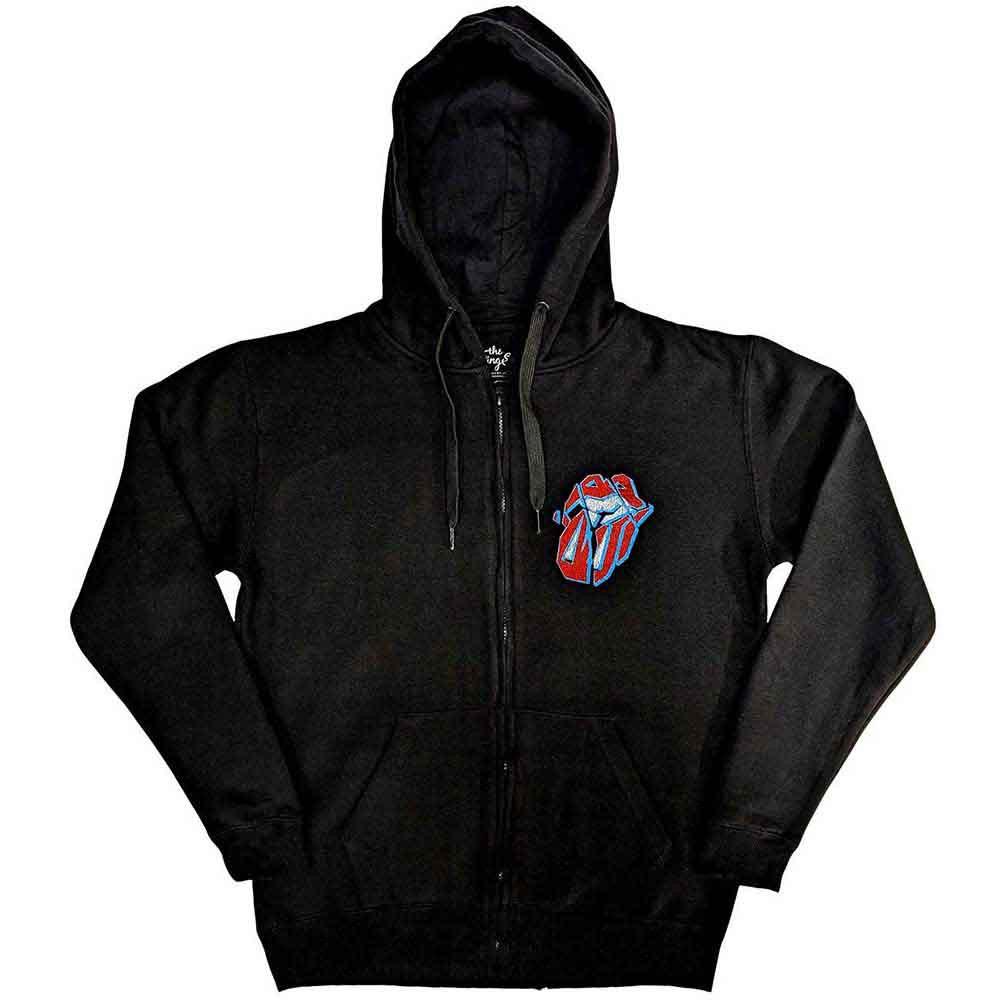 The Rolling Stones Hackney Diamonds Hoodie mit durchgehendem Reißverschluss